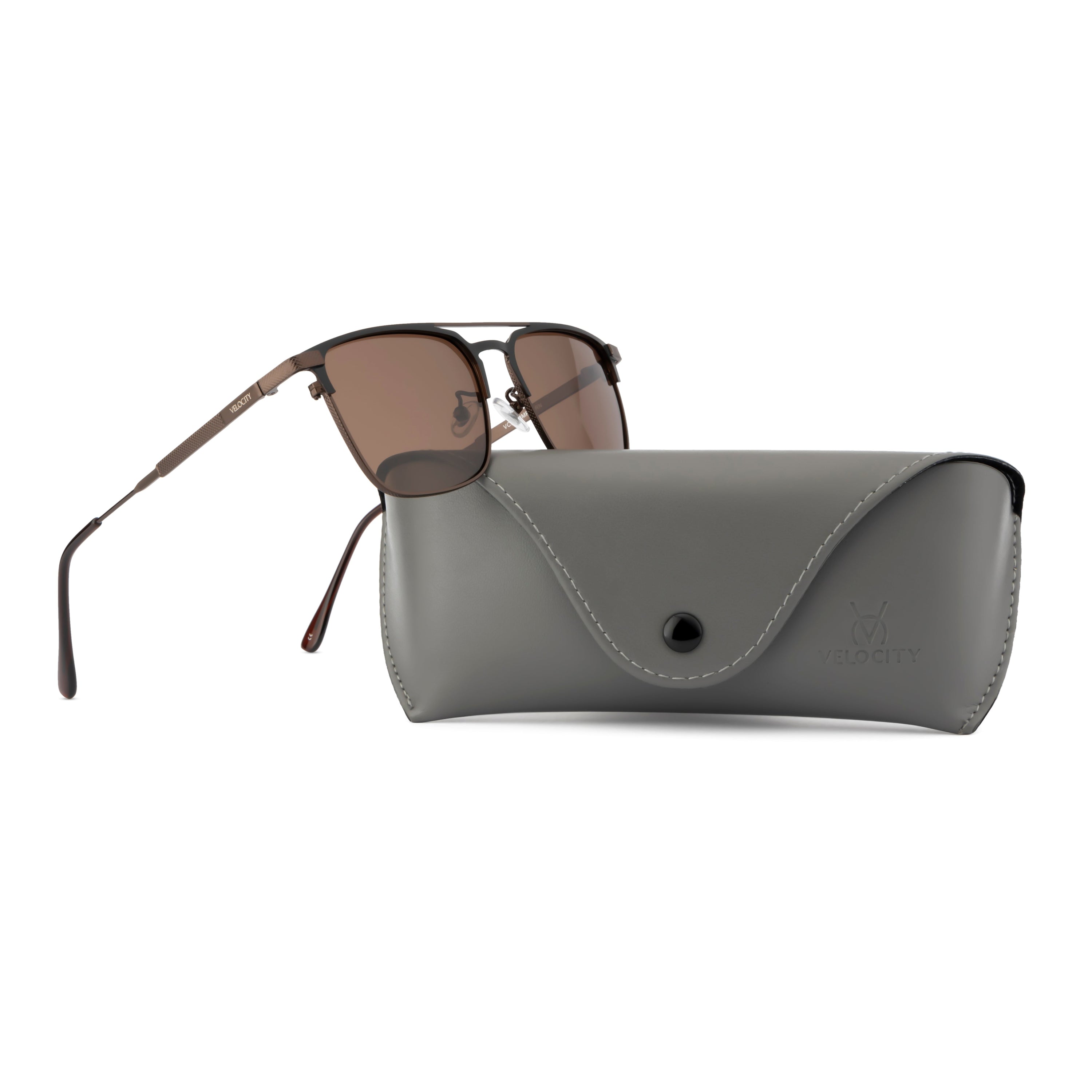 Velocity Polarized Sunglass Full Rectangle Rim