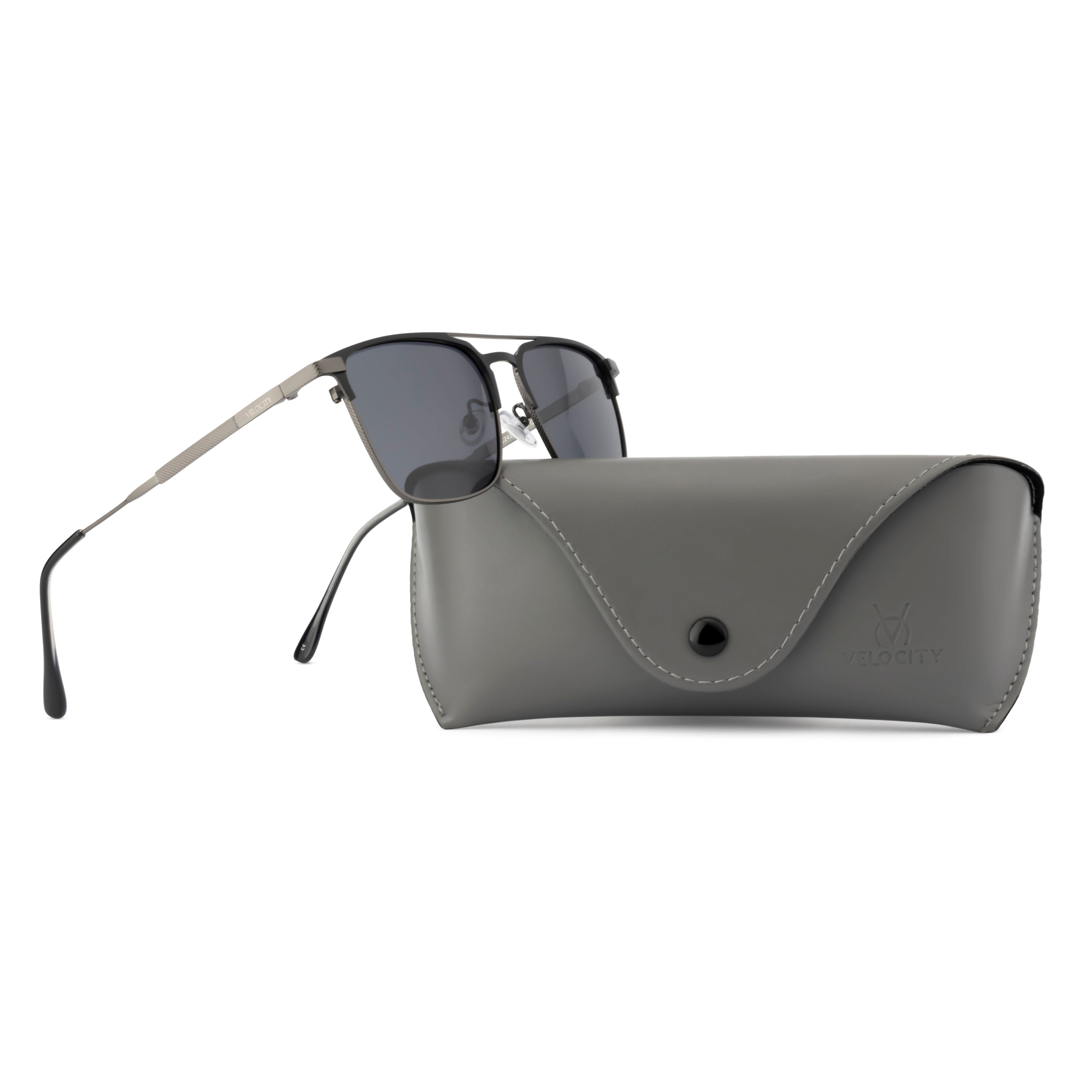 Velocity Polarized Sunglass Full Rectangle Rim