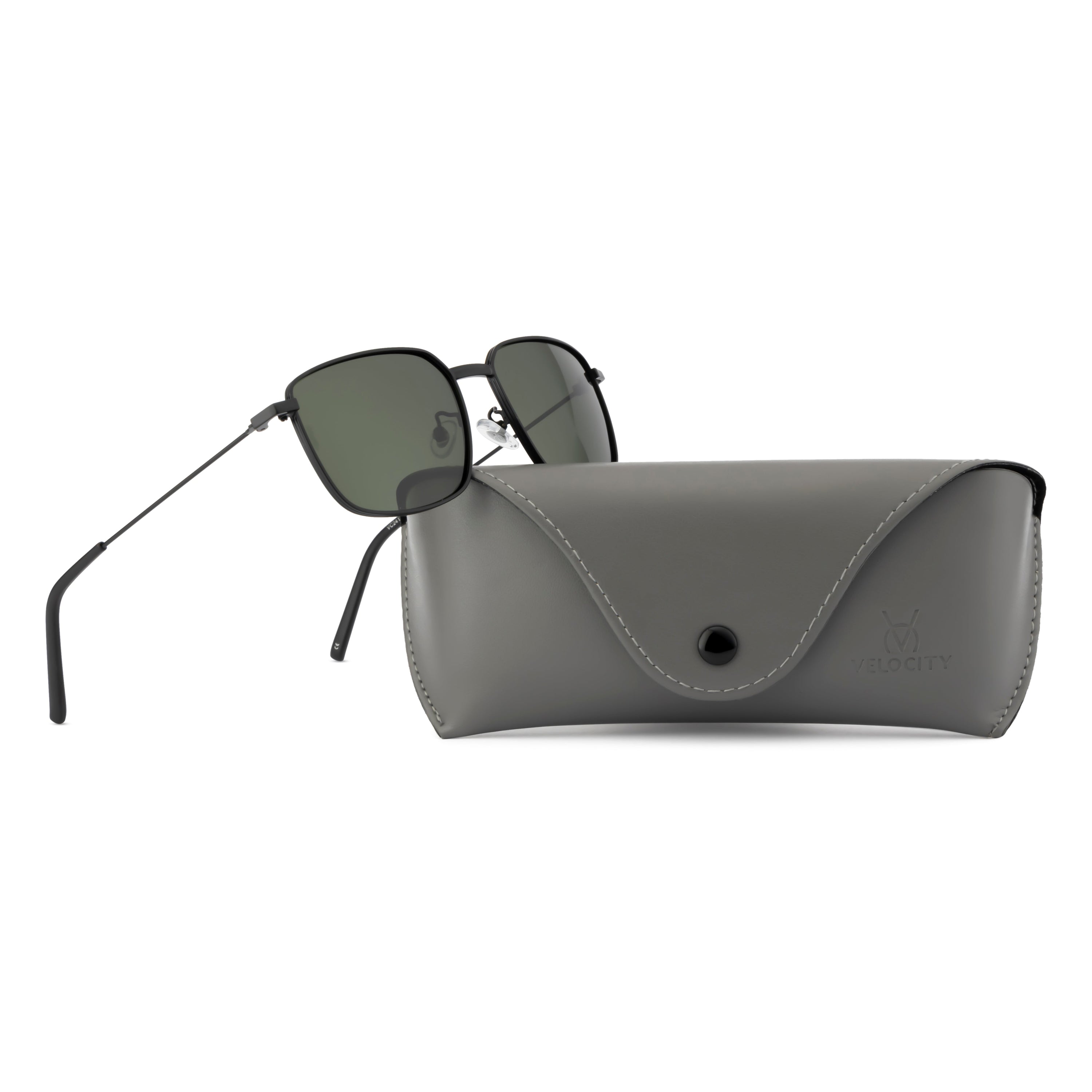 Velocity Polarized Sunglass Full Rectangle Rim