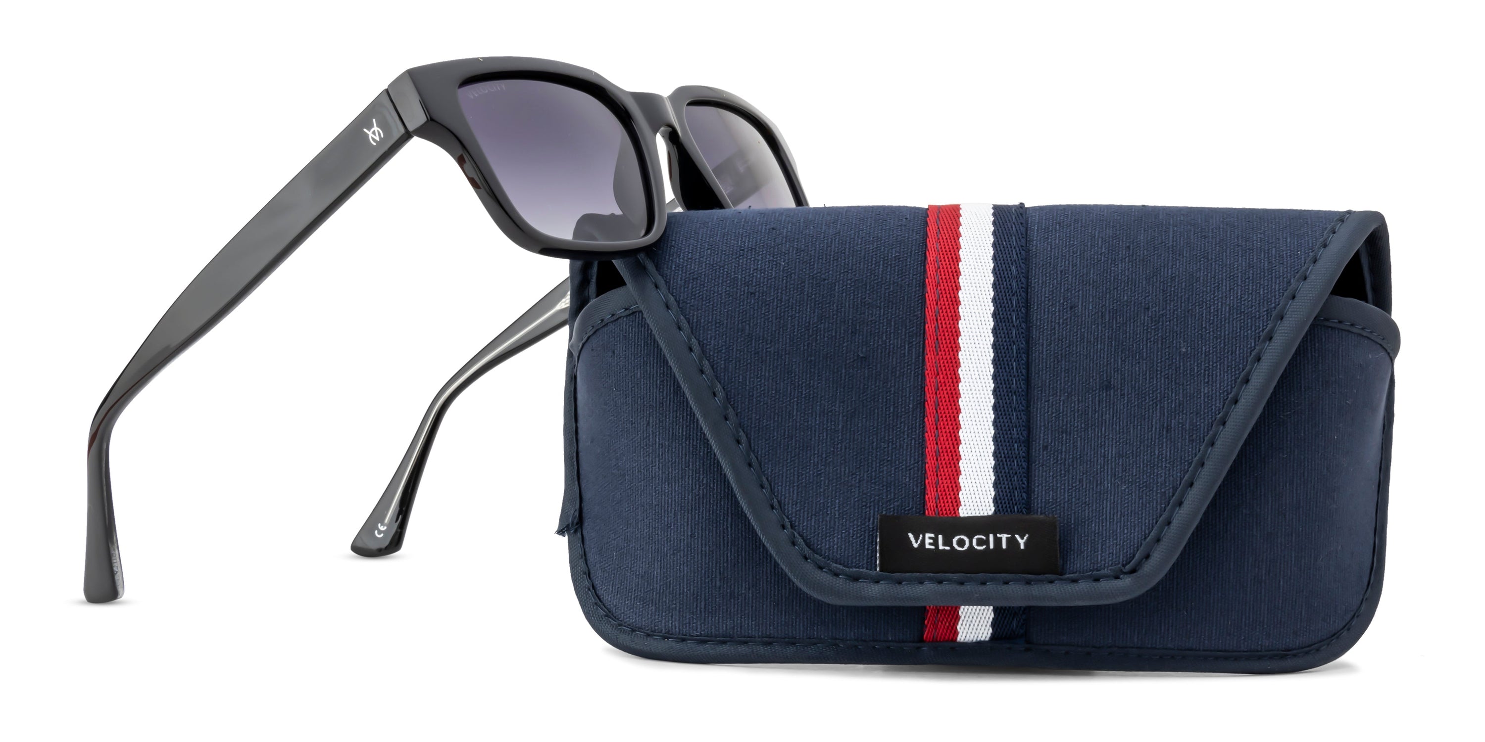 Velocity Polarized Sunglass Full Rim Rectangle