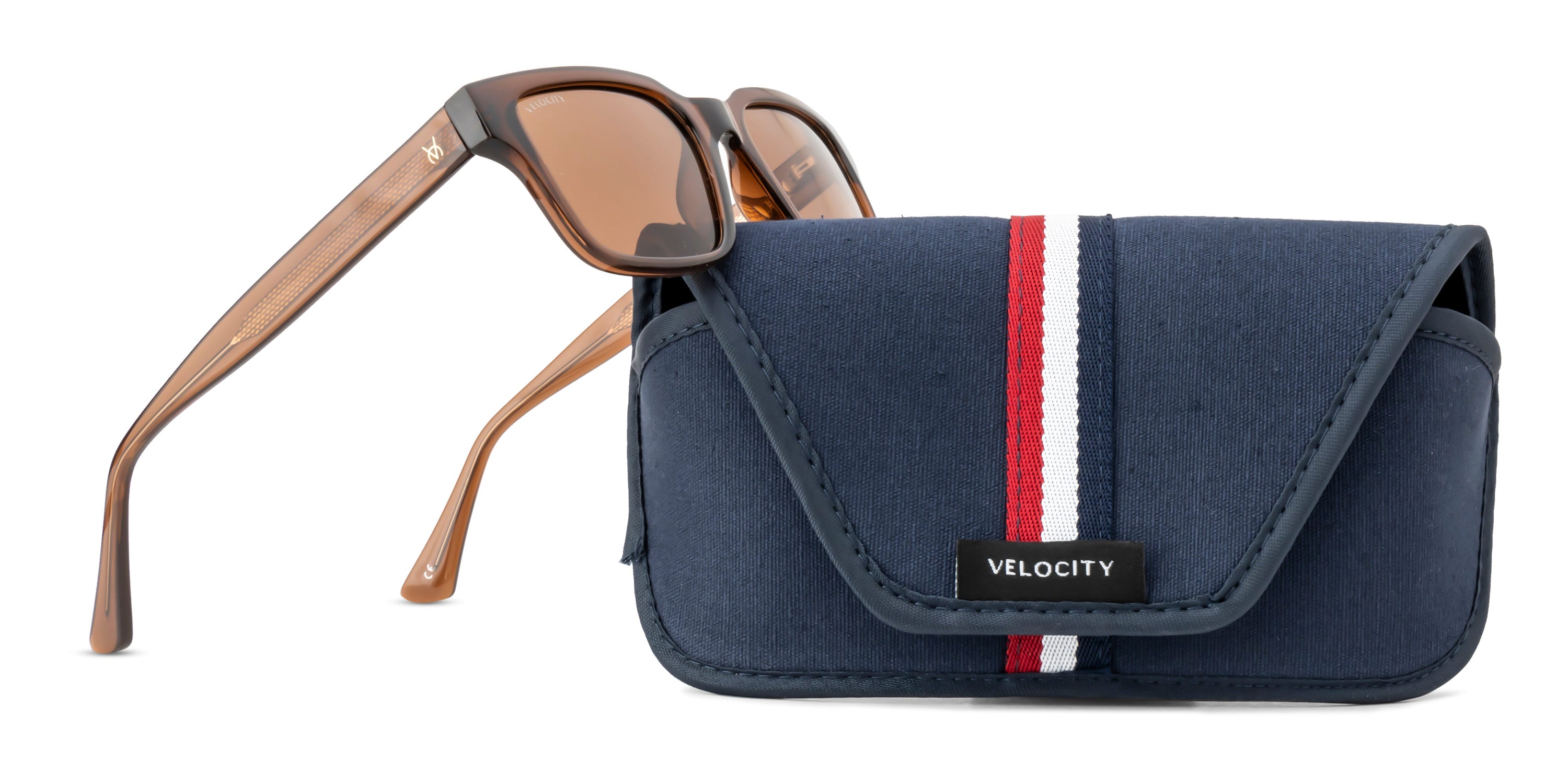 Velocity Polarized Sunglass Full Rim Rectangle