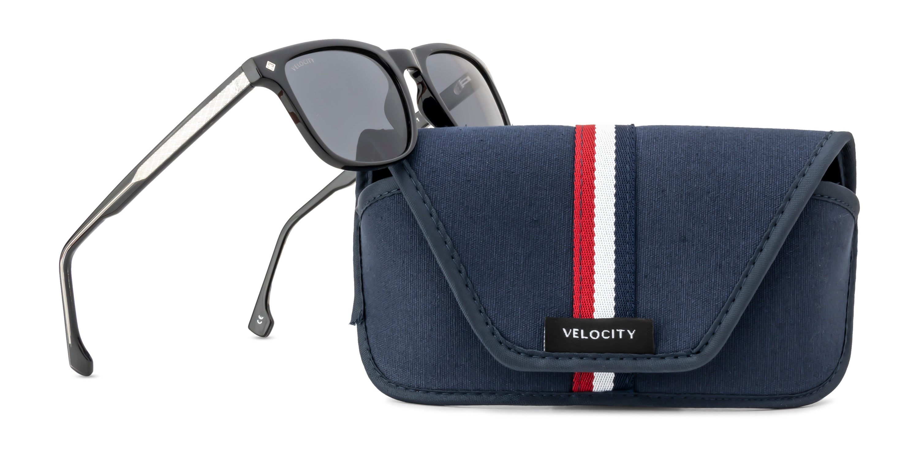 Velocity Polarized Sunglass Full Rim Rectangle