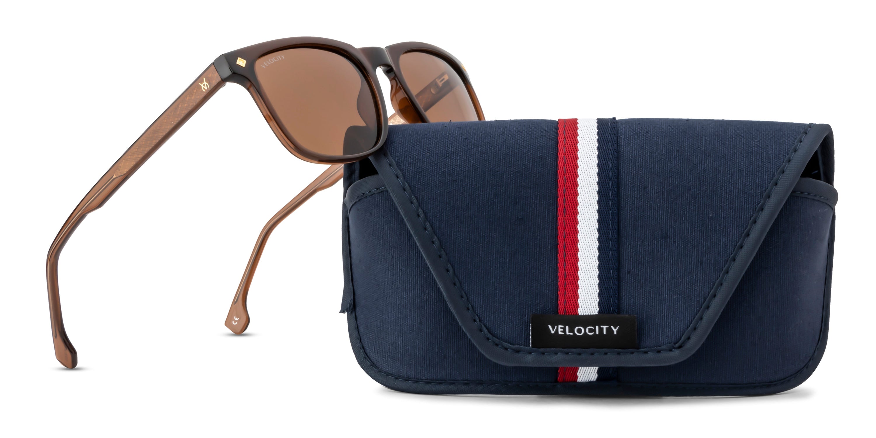 Velocity Polarized Sunglass Full Rim Rectangle