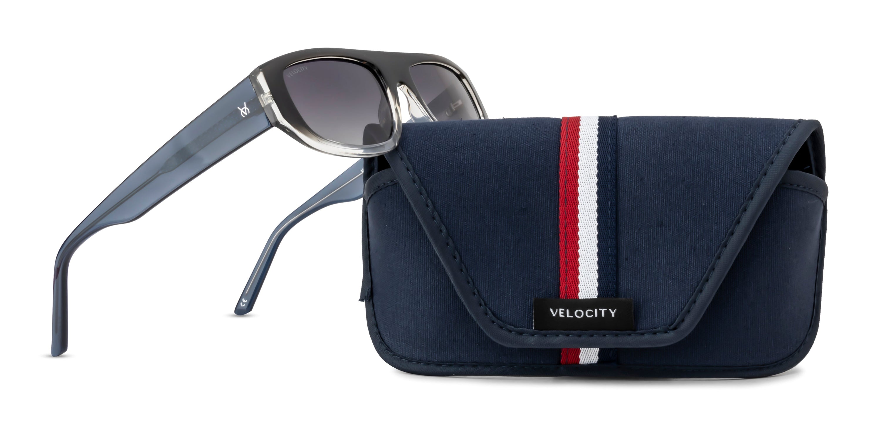 Velocity Polarized Sunglass Full Rim Rectangle