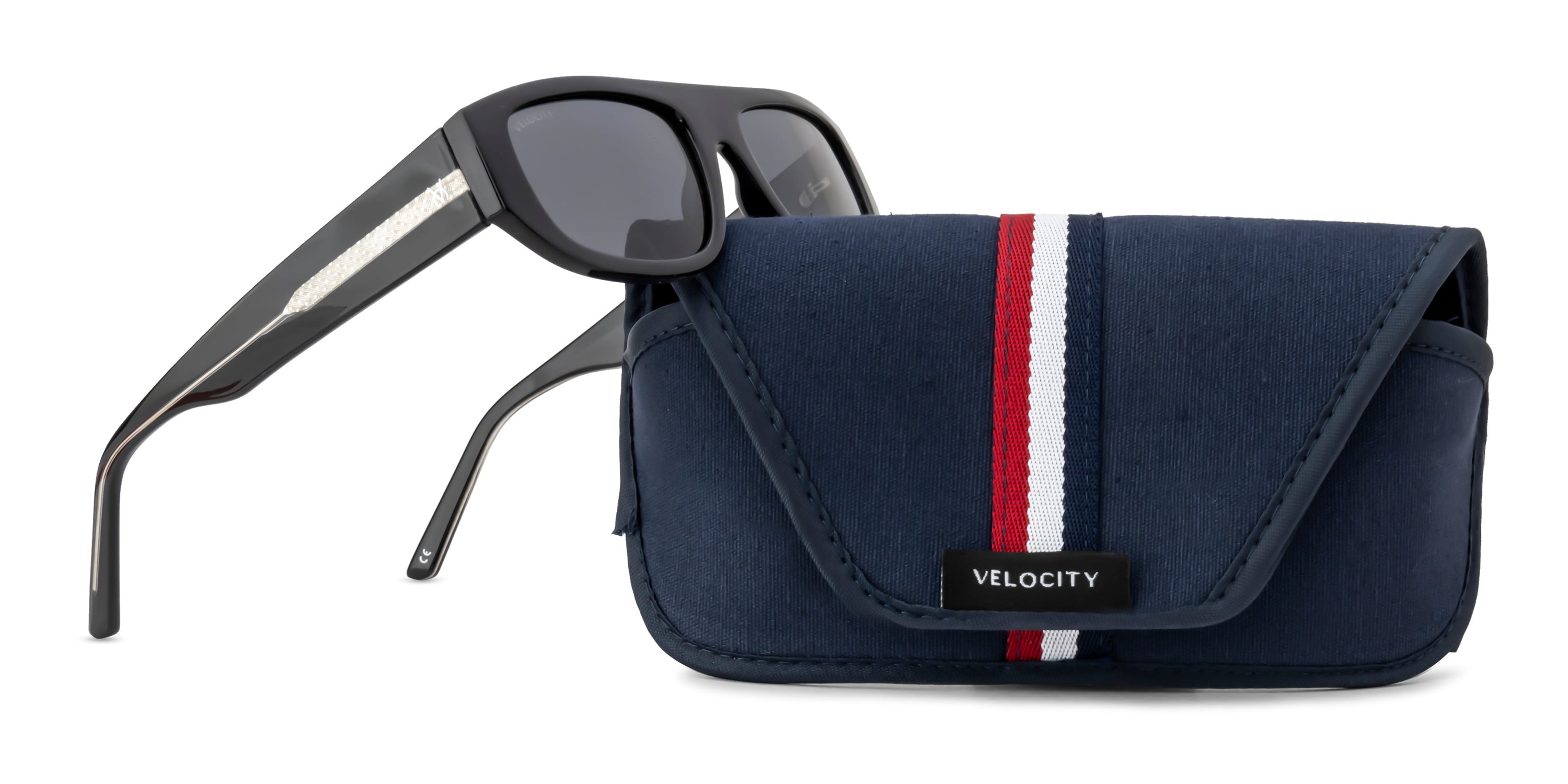 Velocity Polarized Sunglass Full Rim Rectangle