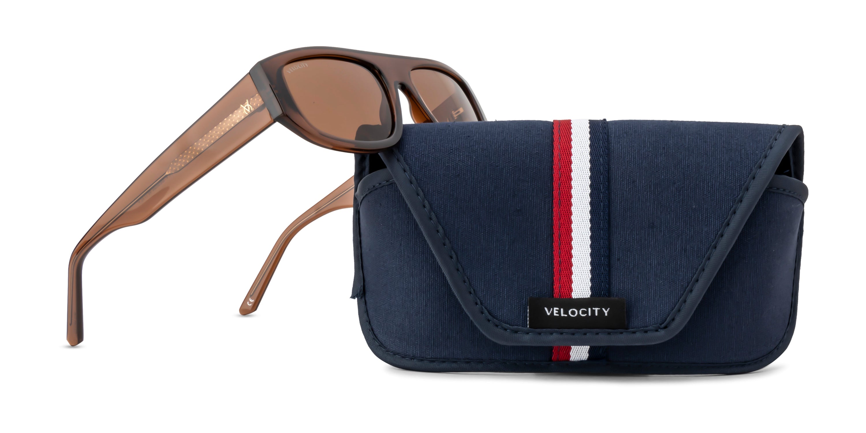 Velocity Polarized Sunglass Full Rim Rectangle