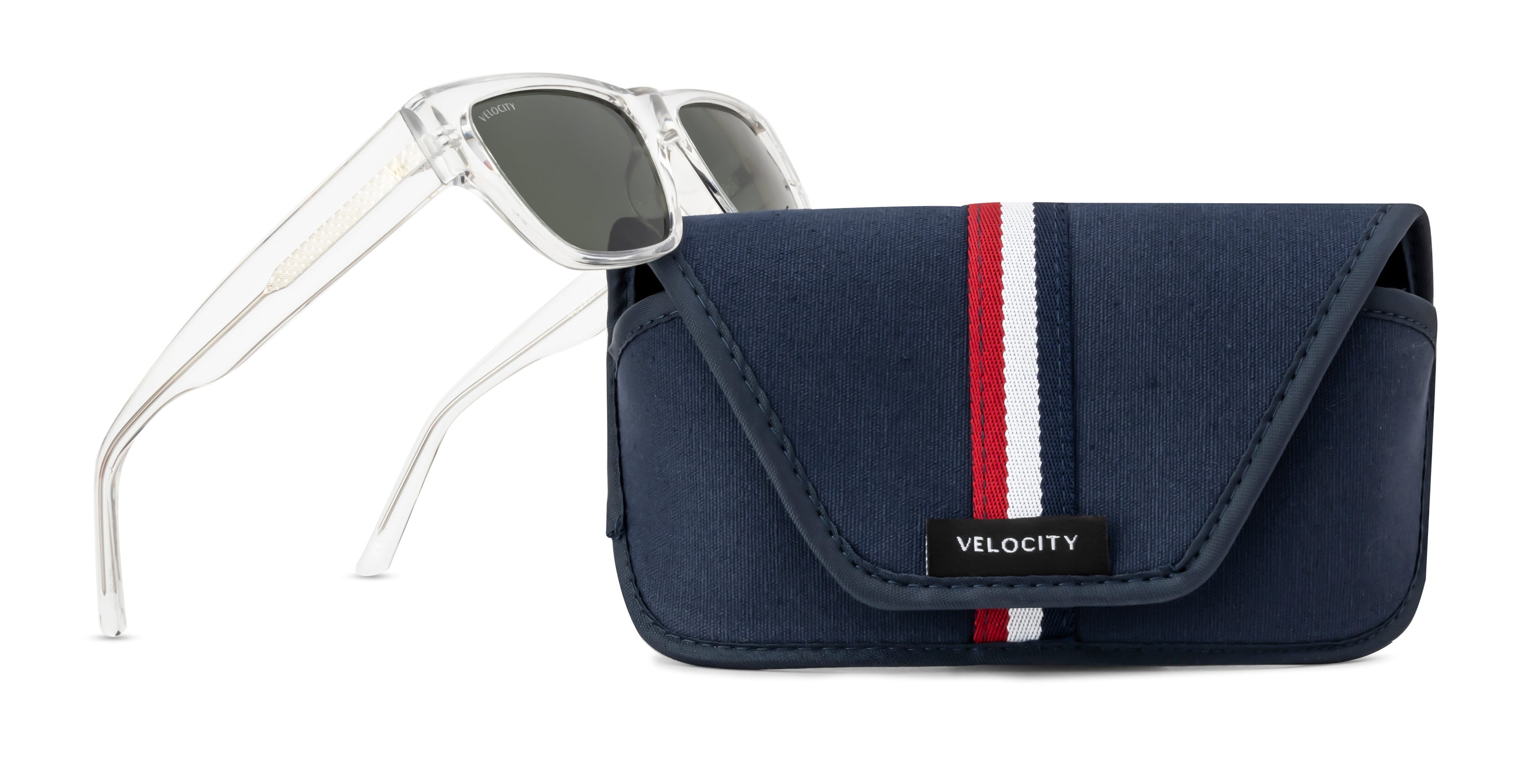 Velocity Polarized Sunglass Full Rim Rectangle