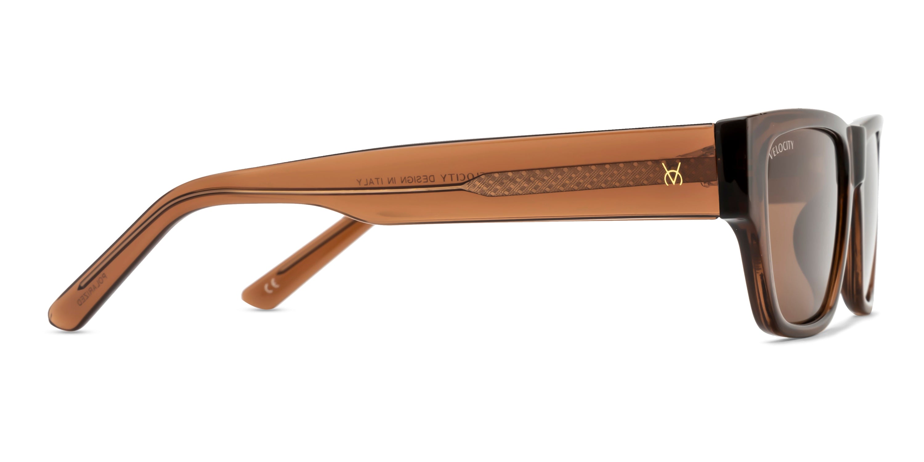 Velocity Polarized Sunglass Full Rim Rectangle