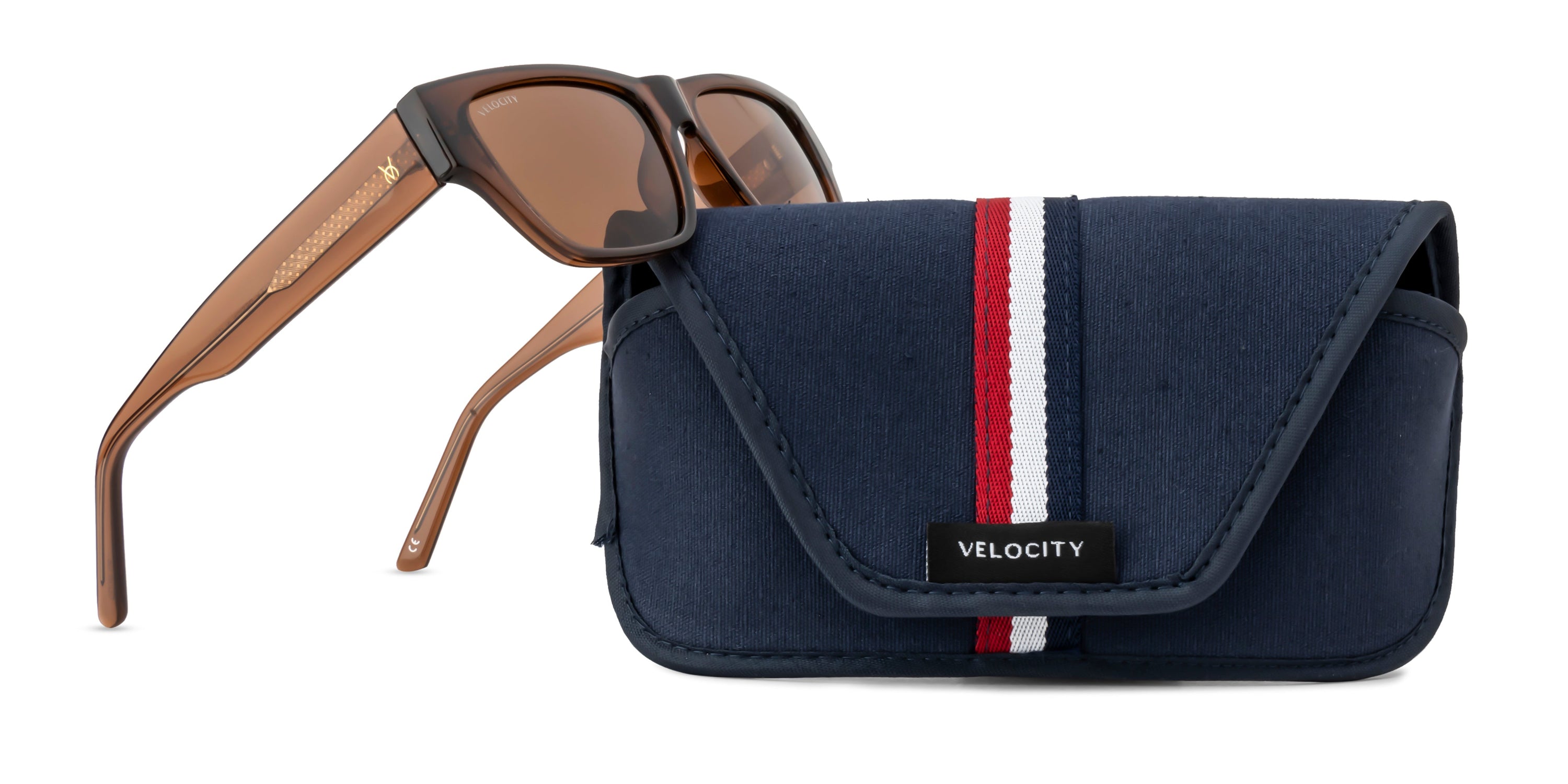 Velocity Polarized Sunglass Full Rim Rectangle