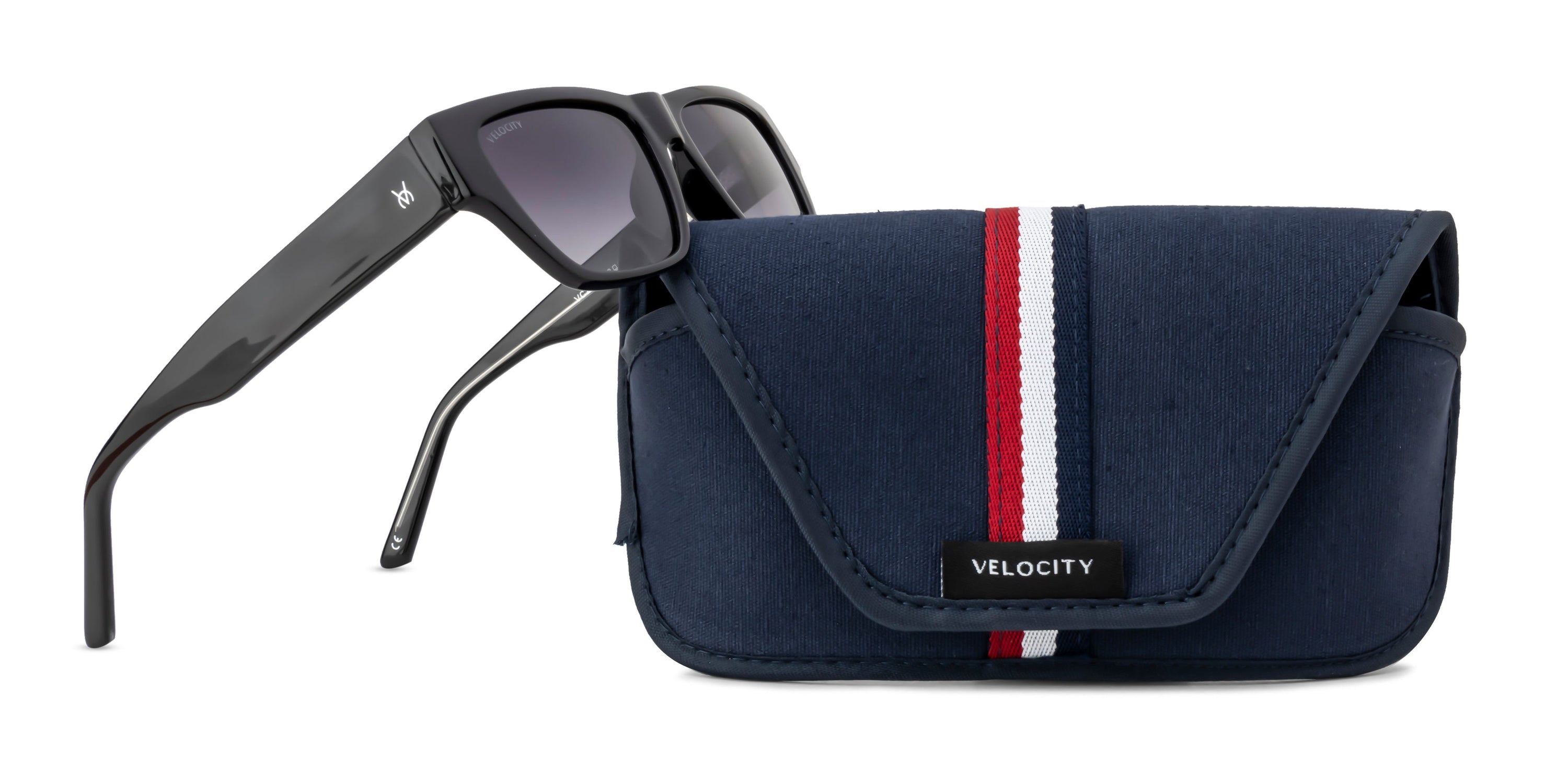 Velocity Polarized Sunglass Full Rim Rectangle