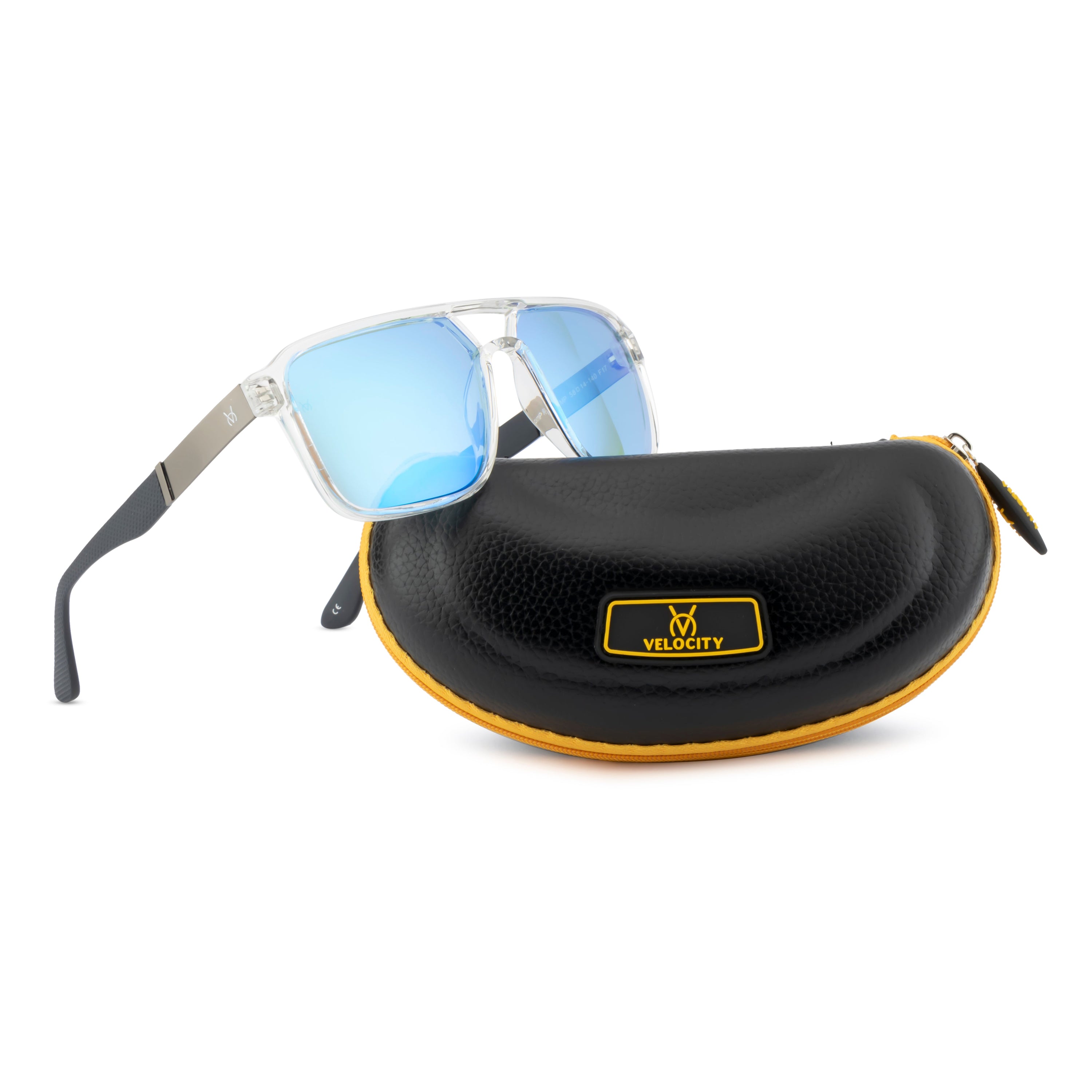 Velocity Full Rim Retro Polarized Sunglass for Men