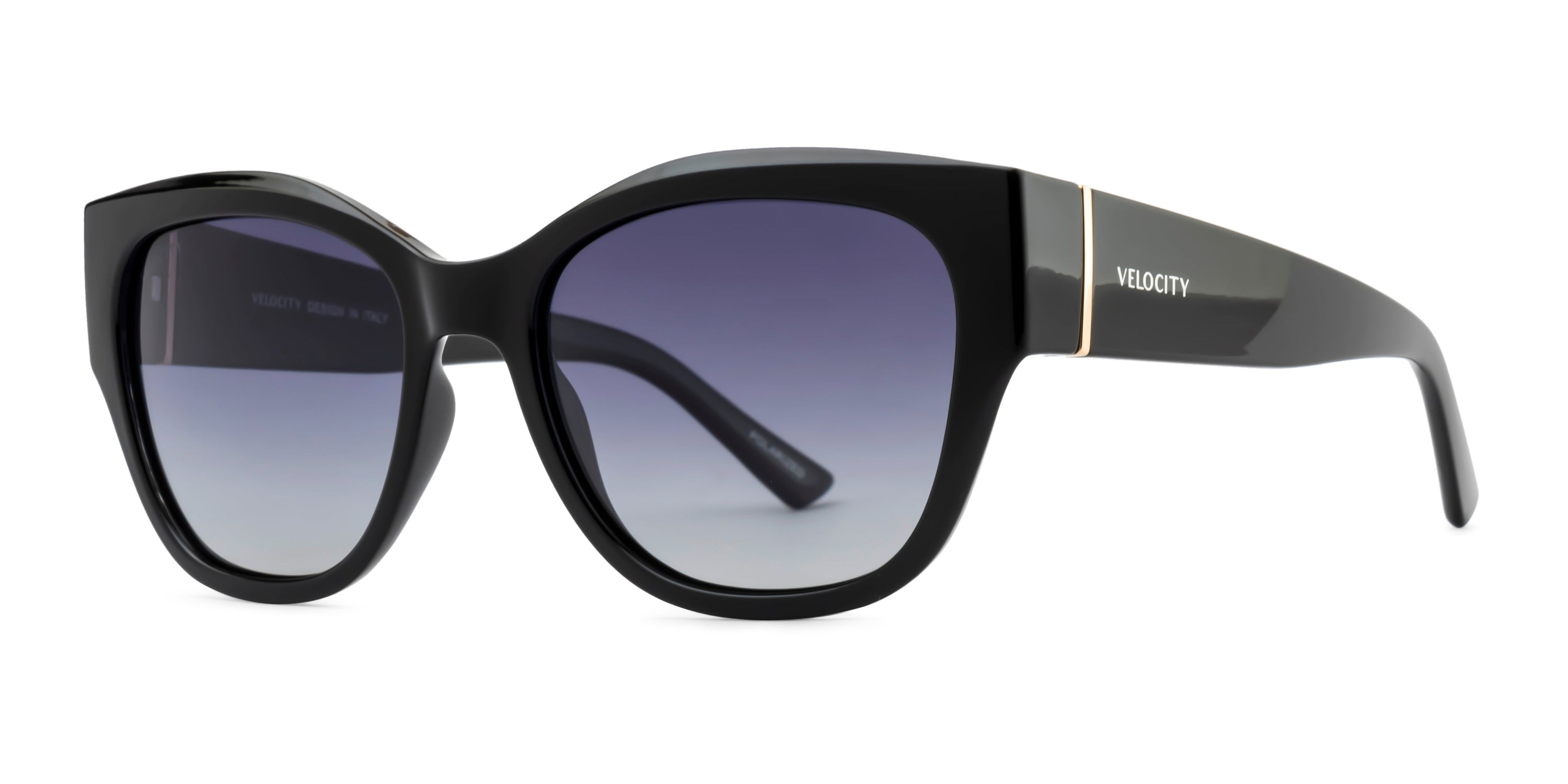 Velocity Polarized Sunglass Full Rim Cat Eye