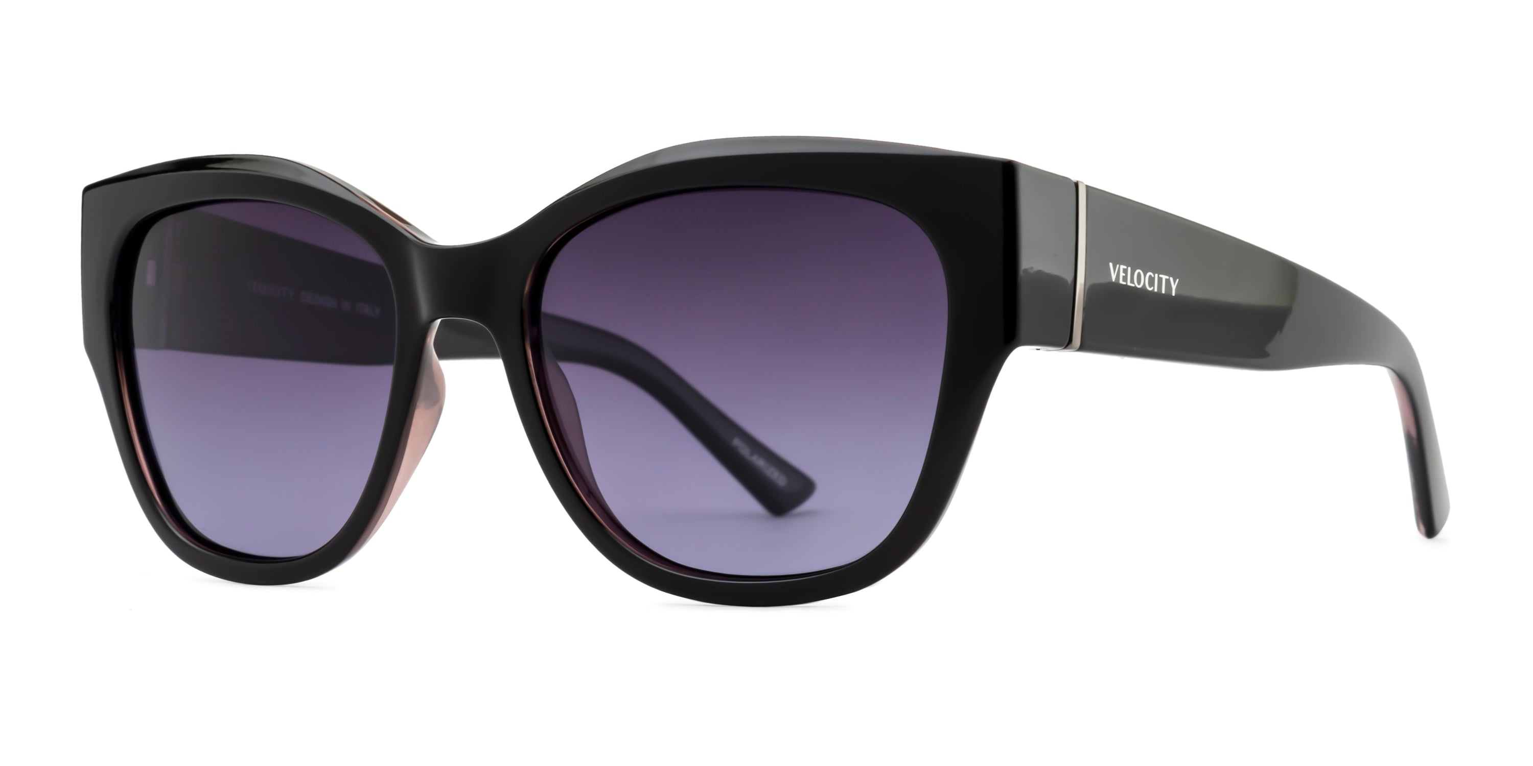 Velocity Polarized Sunglass Full Rim Cateye Shape