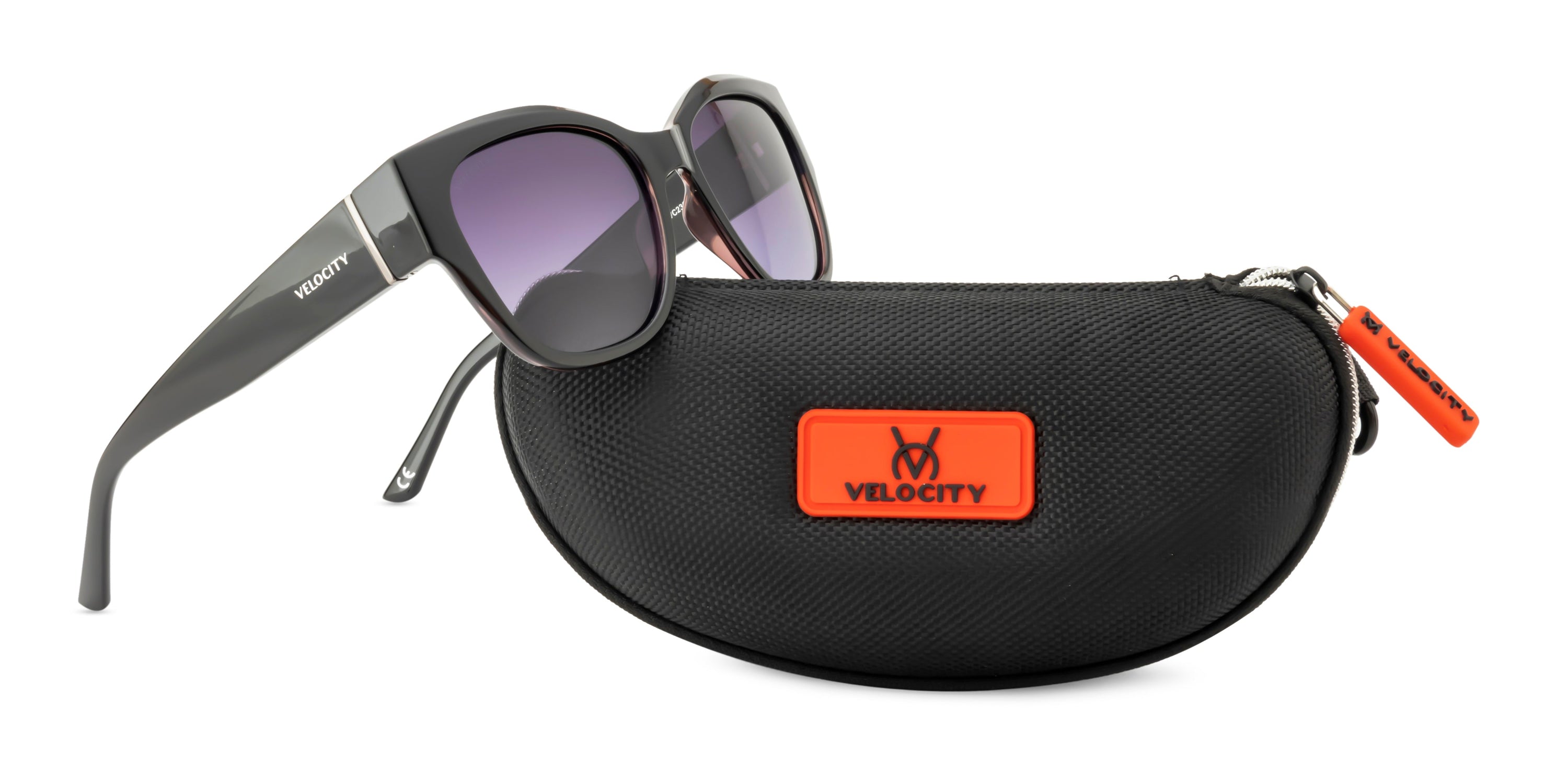 Velocity Polarized Sunglass Full Rim Cateye Shape