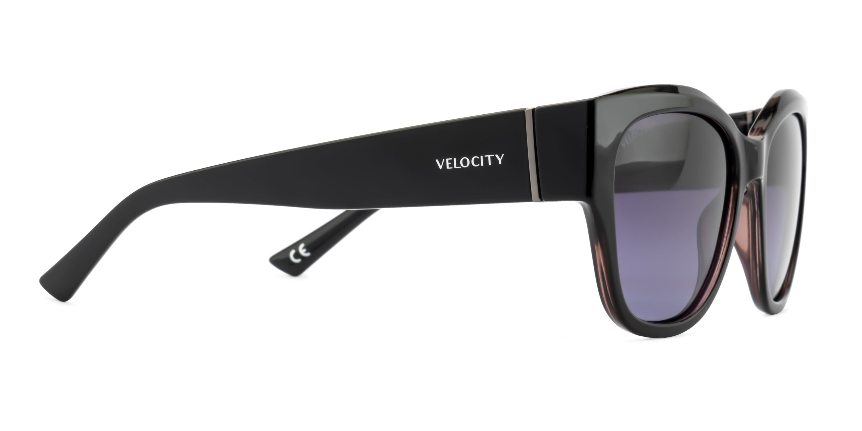 Velocity Polarized Sunglass Full Rim Cateye Shape