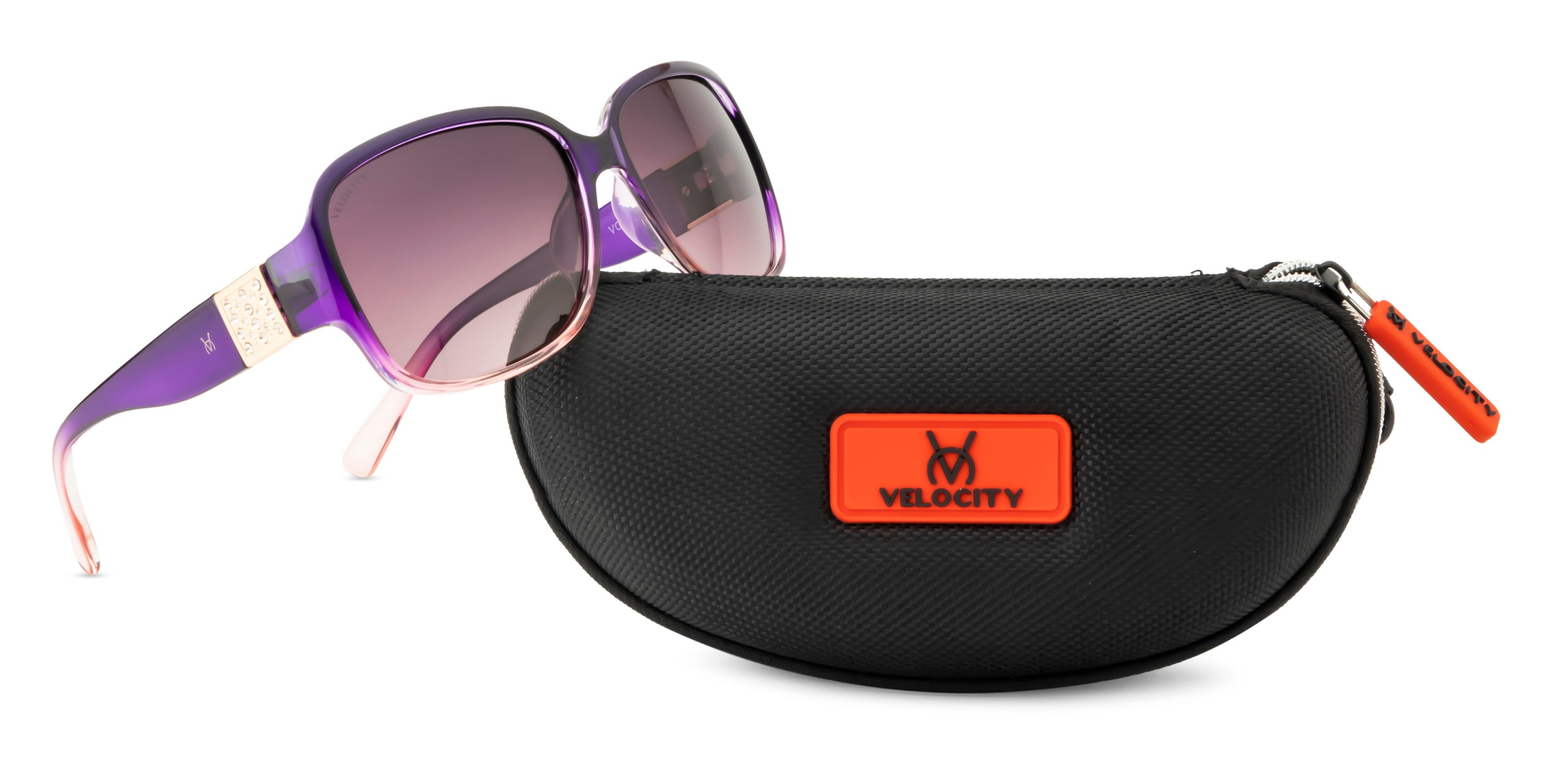 Velocity Polarized Sunglass Full Rim Square Shape