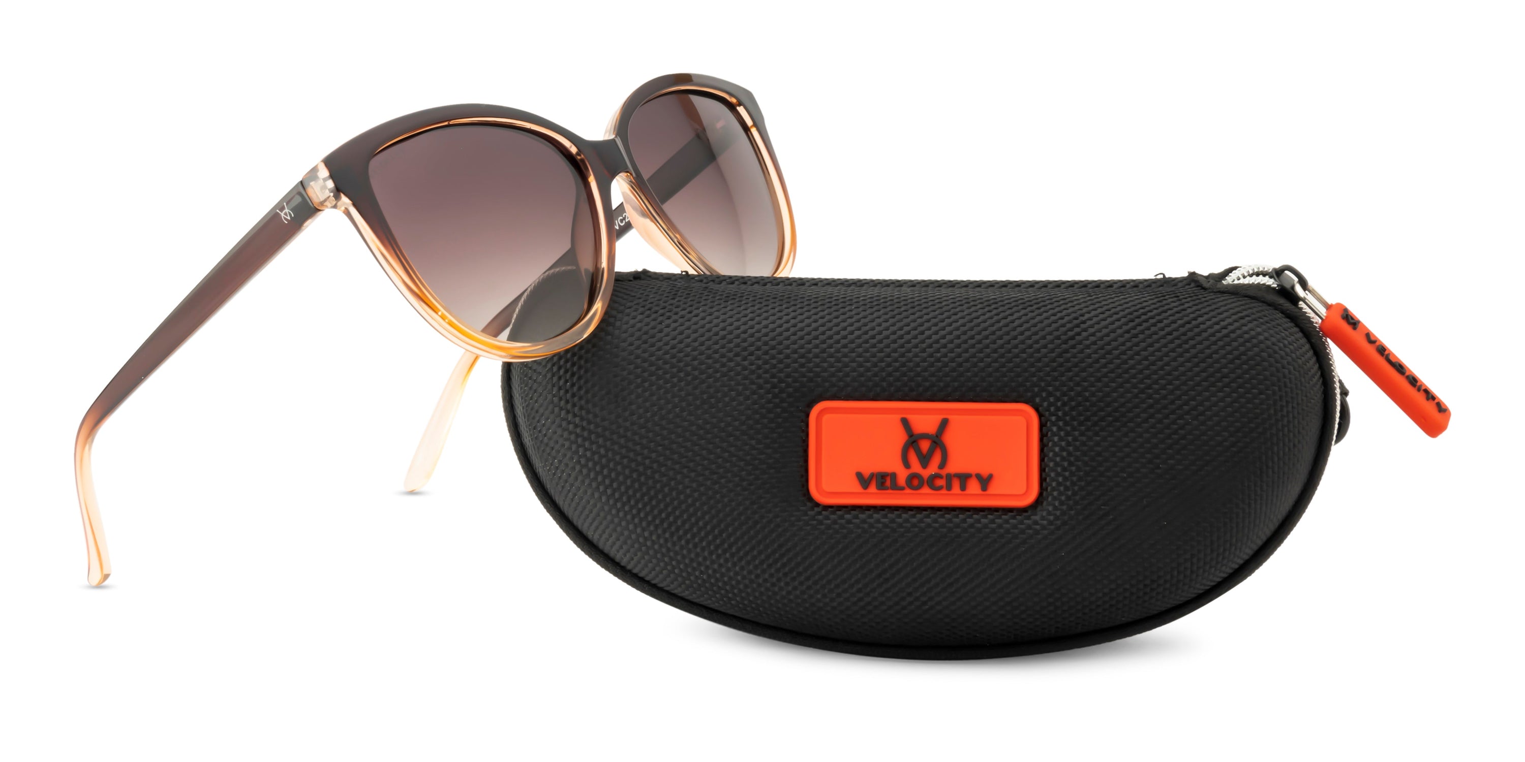 Velocity Polarized Sunglass Full Rim Cat Eye Shape