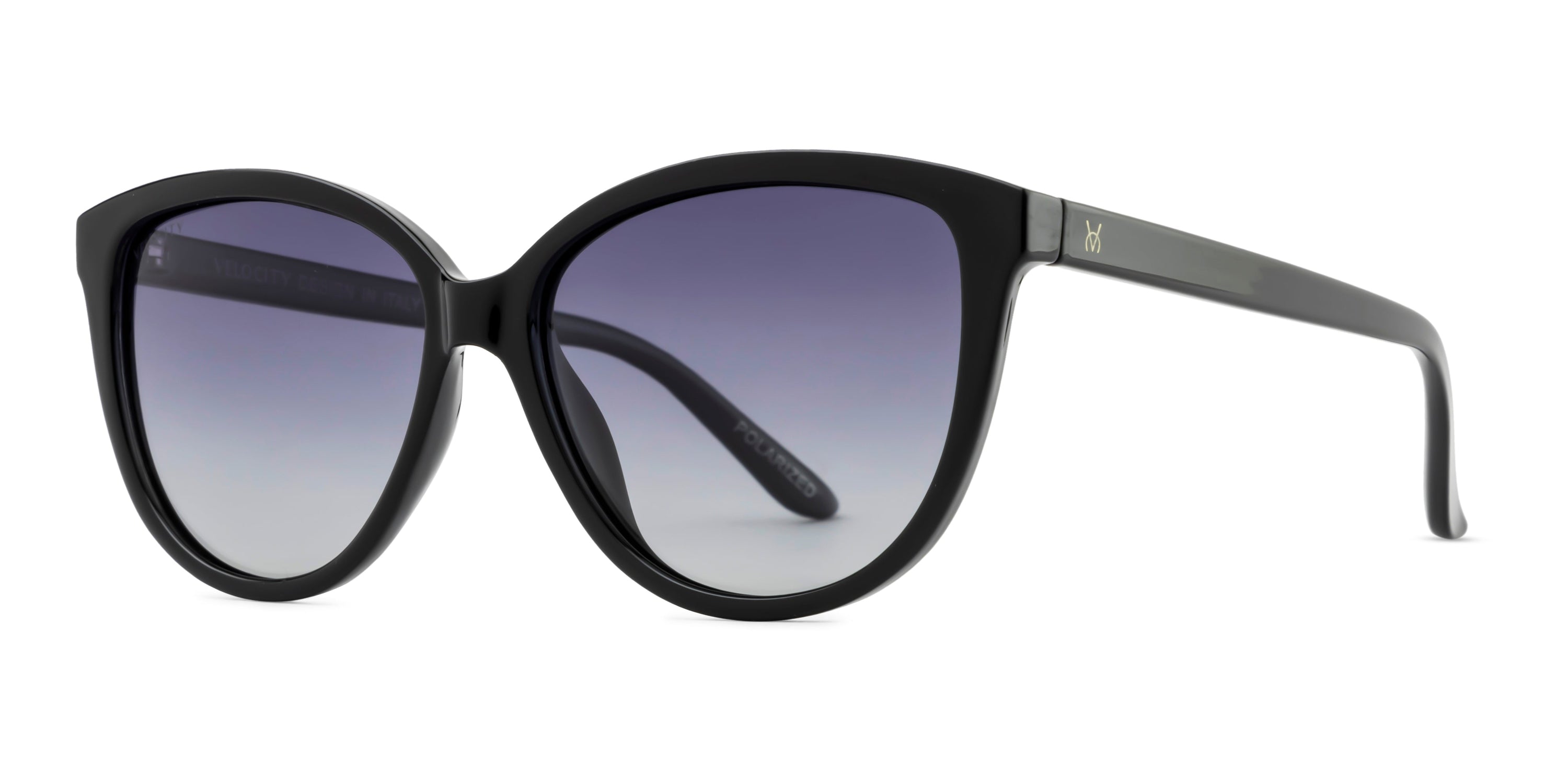 Velocity Polarized Sunglass Full Rim Cat Eye Shape