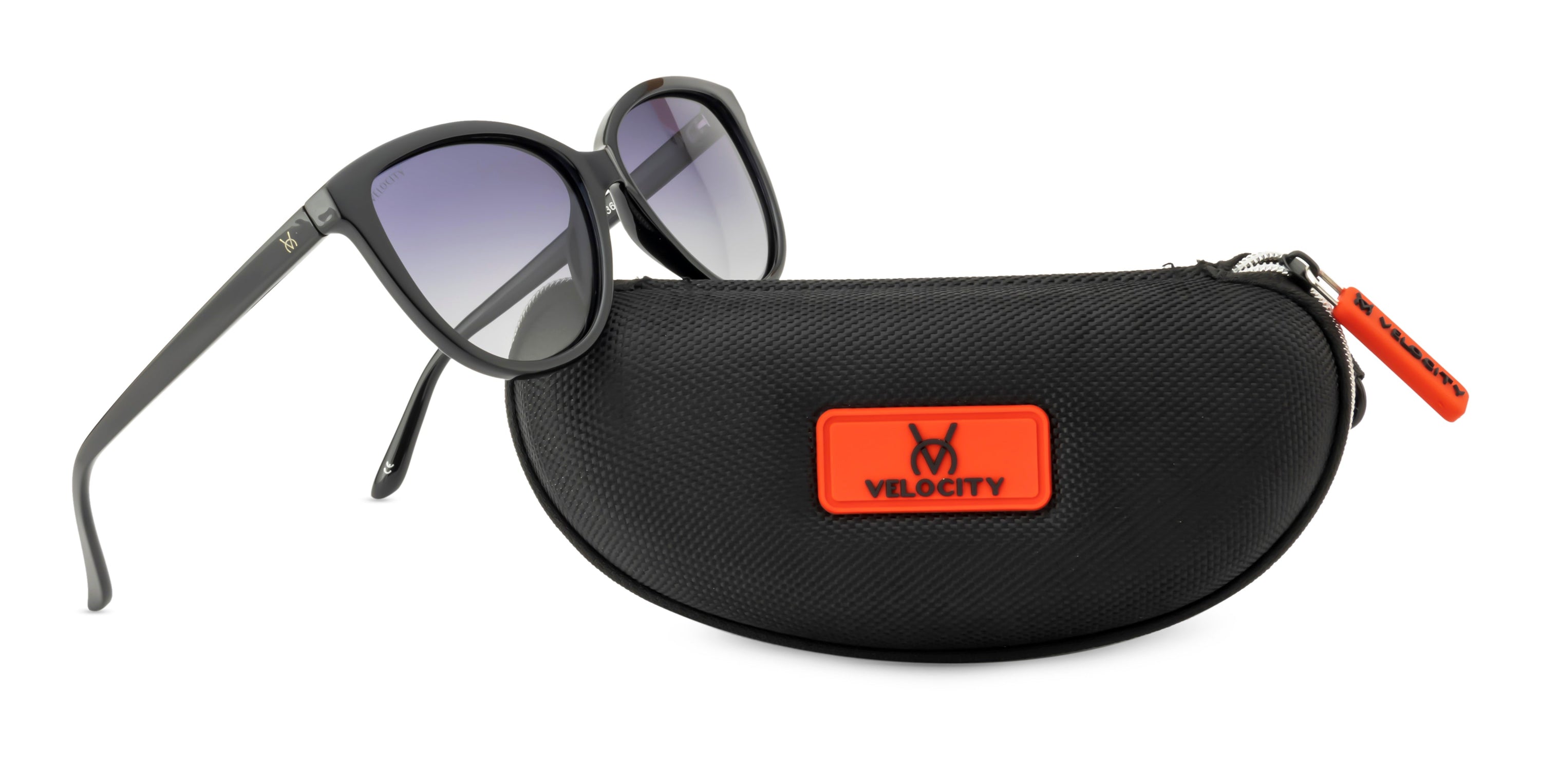 Velocity Polarized Sunglass Full Rim Cat Eye Shape