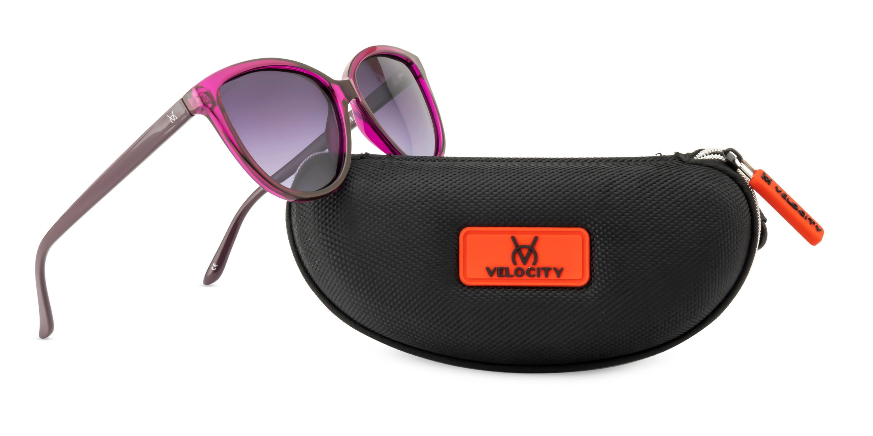 Velocity Polarized Sunglass Full Rim Cat Eye Shape