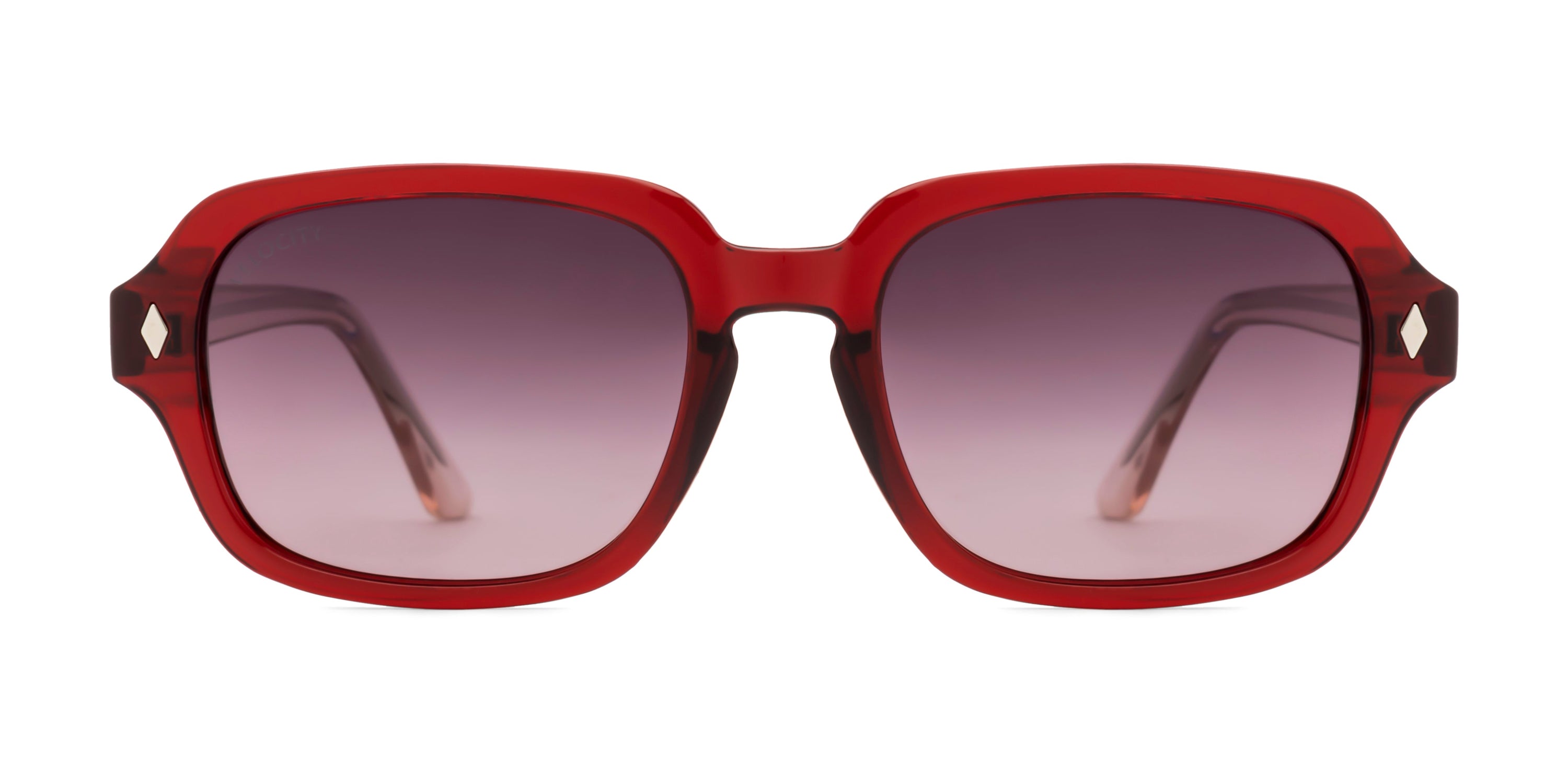 Velocity Polarized Sunglass Full Rim Rectangle Shape