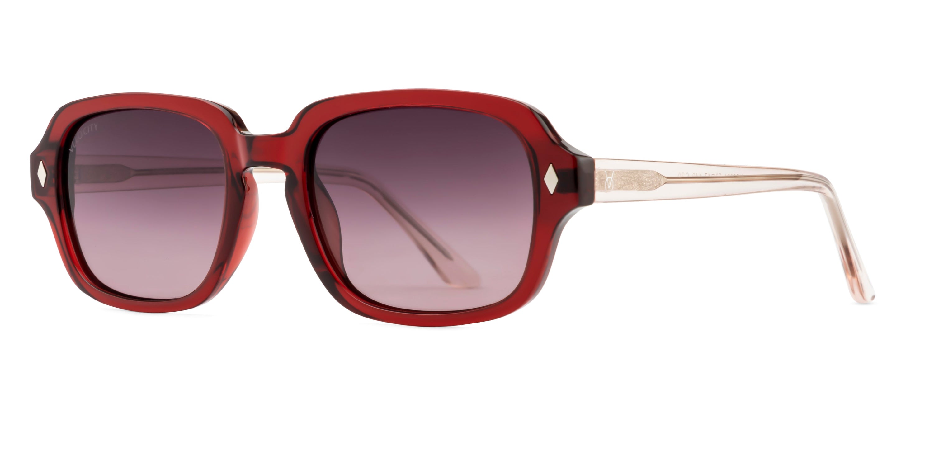 Velocity Polarized Sunglass Full Rim Rectangle Shape