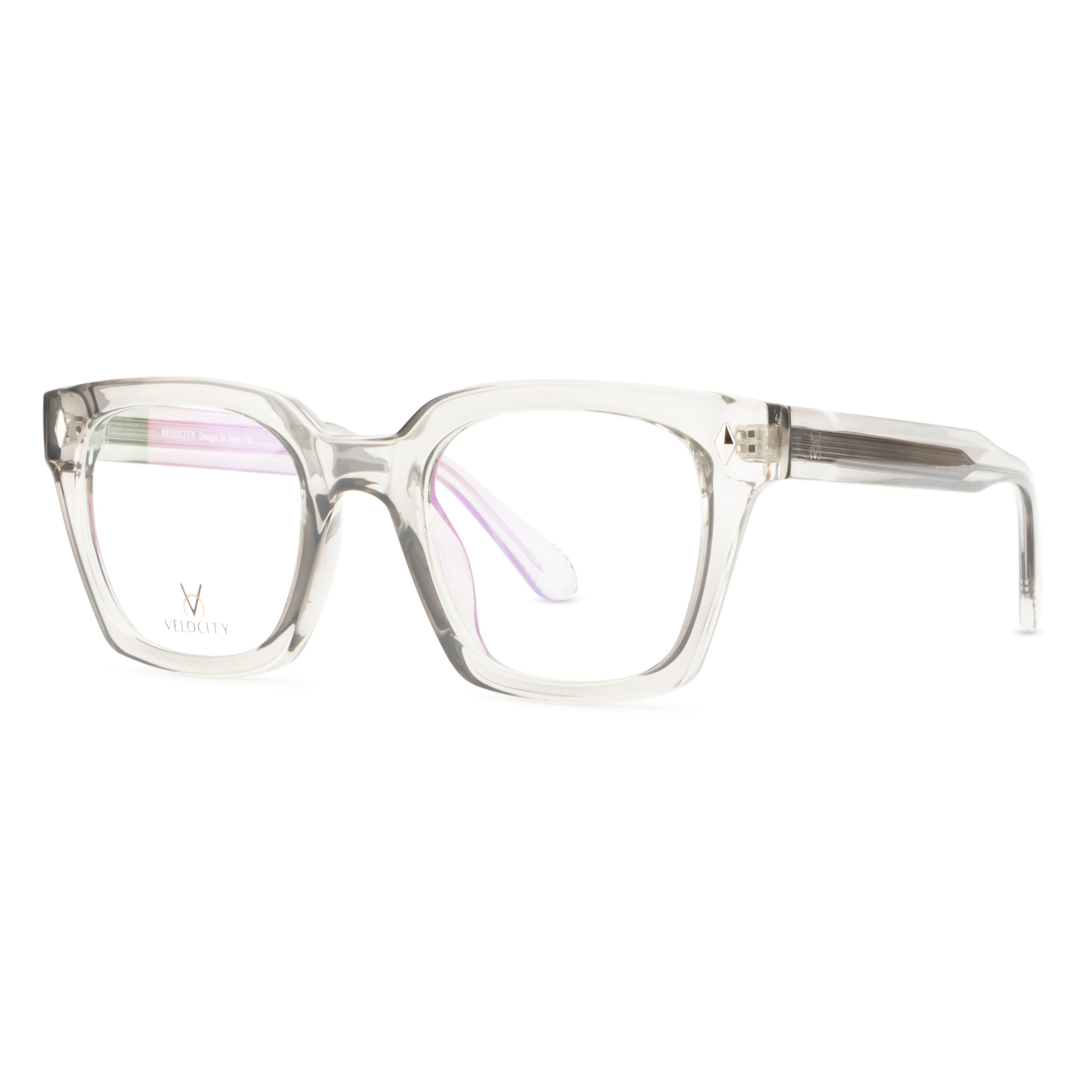 Velocity Square Full Rim Eyeglasses - Green