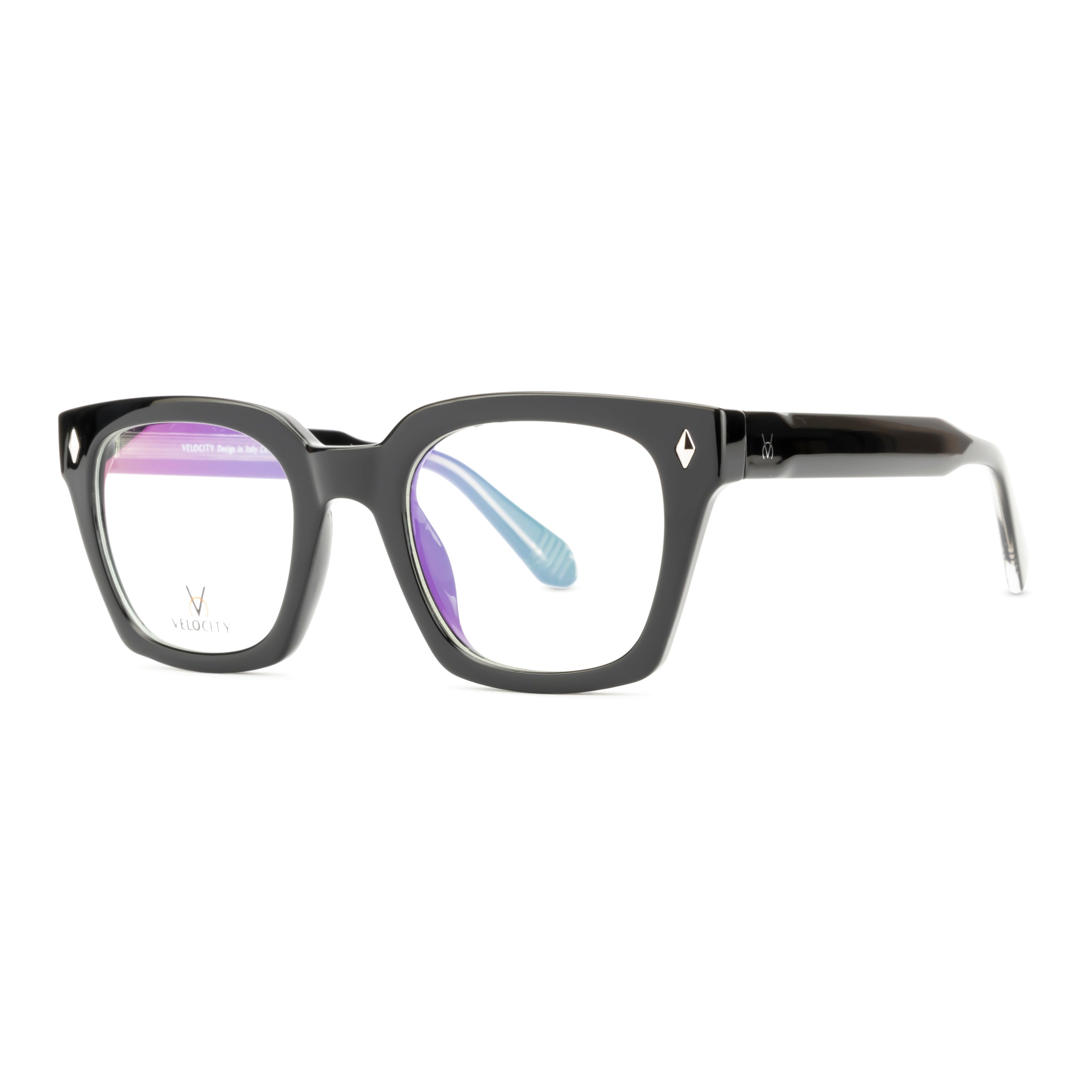 Velocity Square Full Rim Eyeglasses - Green