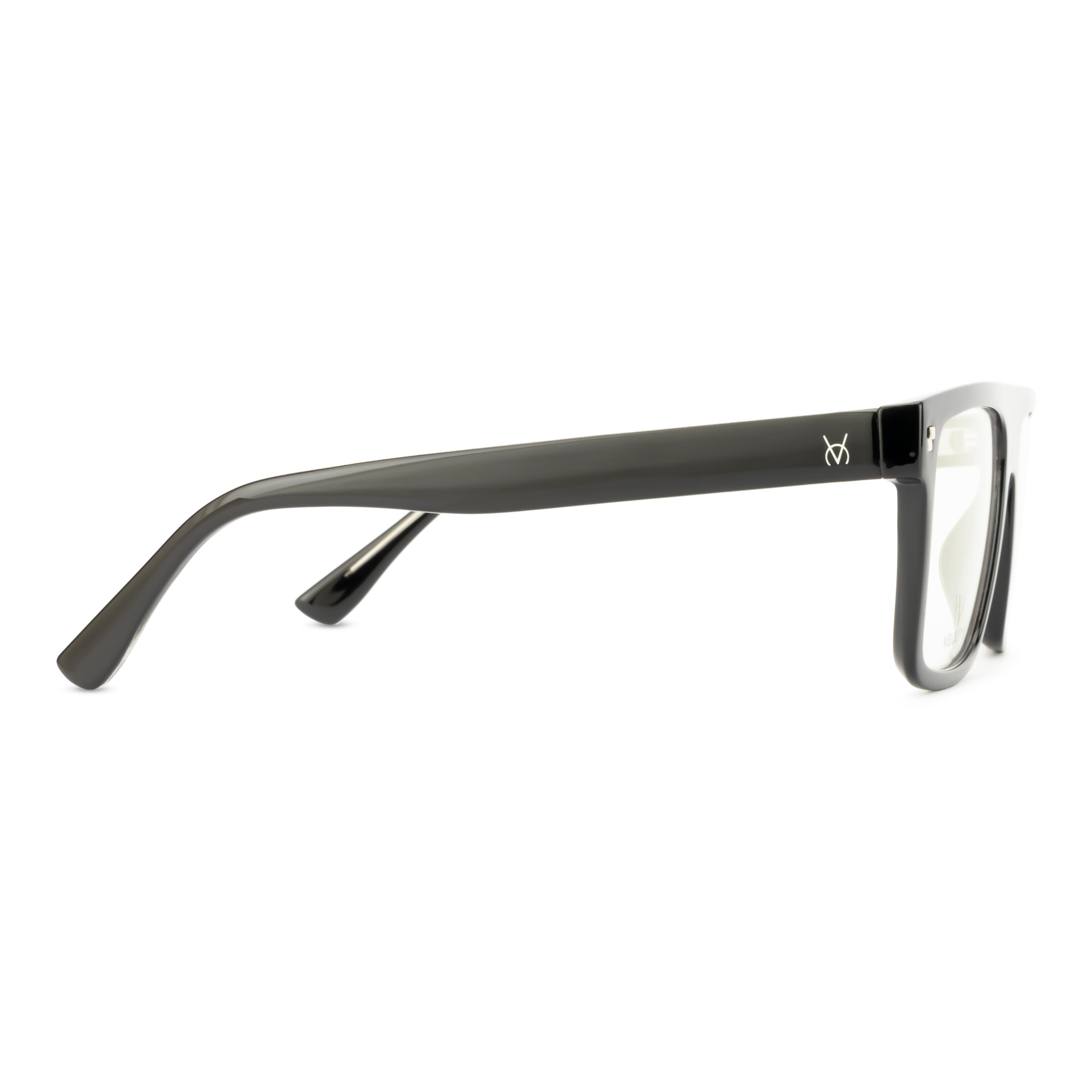 Velocity Square Full Rim Eyeglasses Black