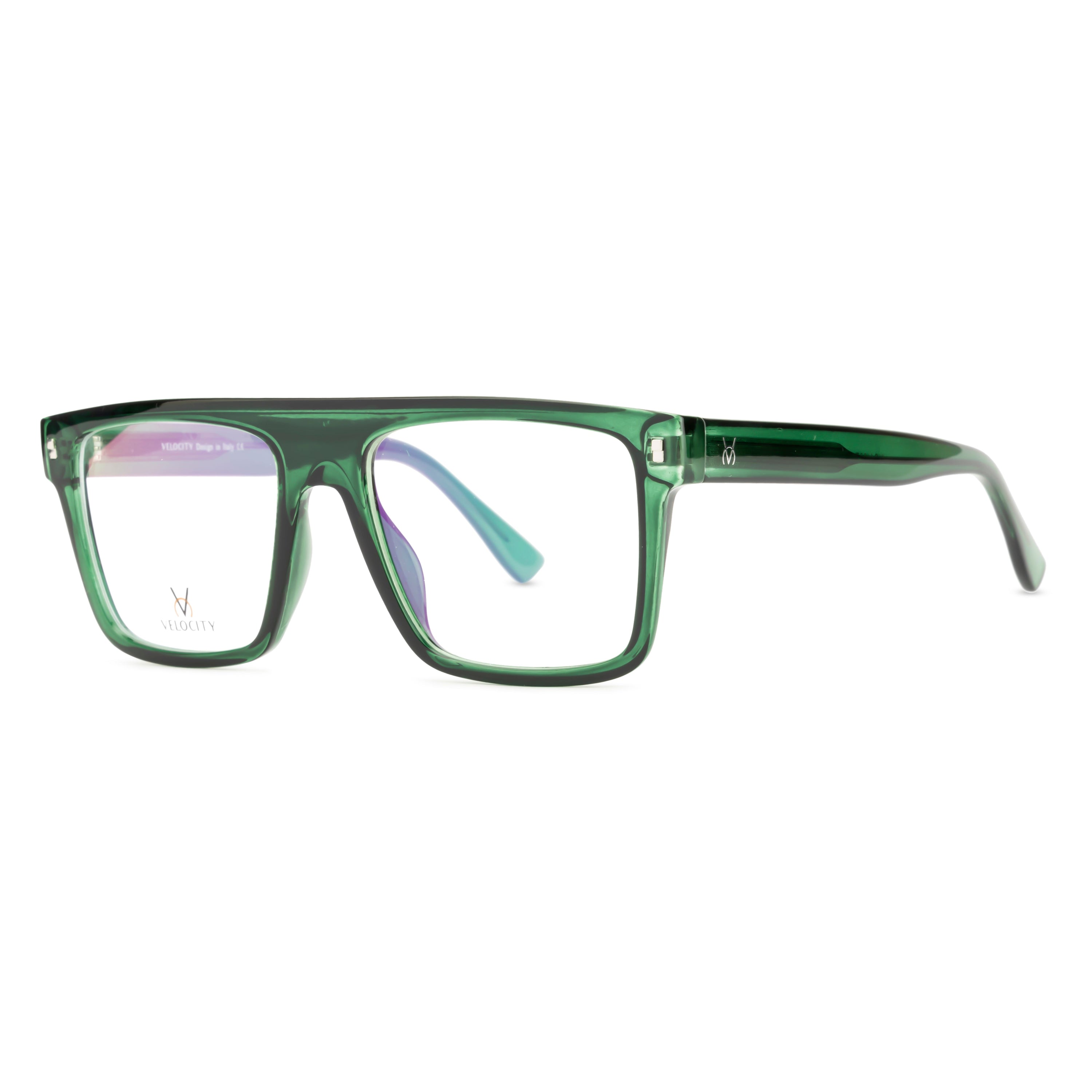 Velocity Square Full Rim Eyeglasses Black