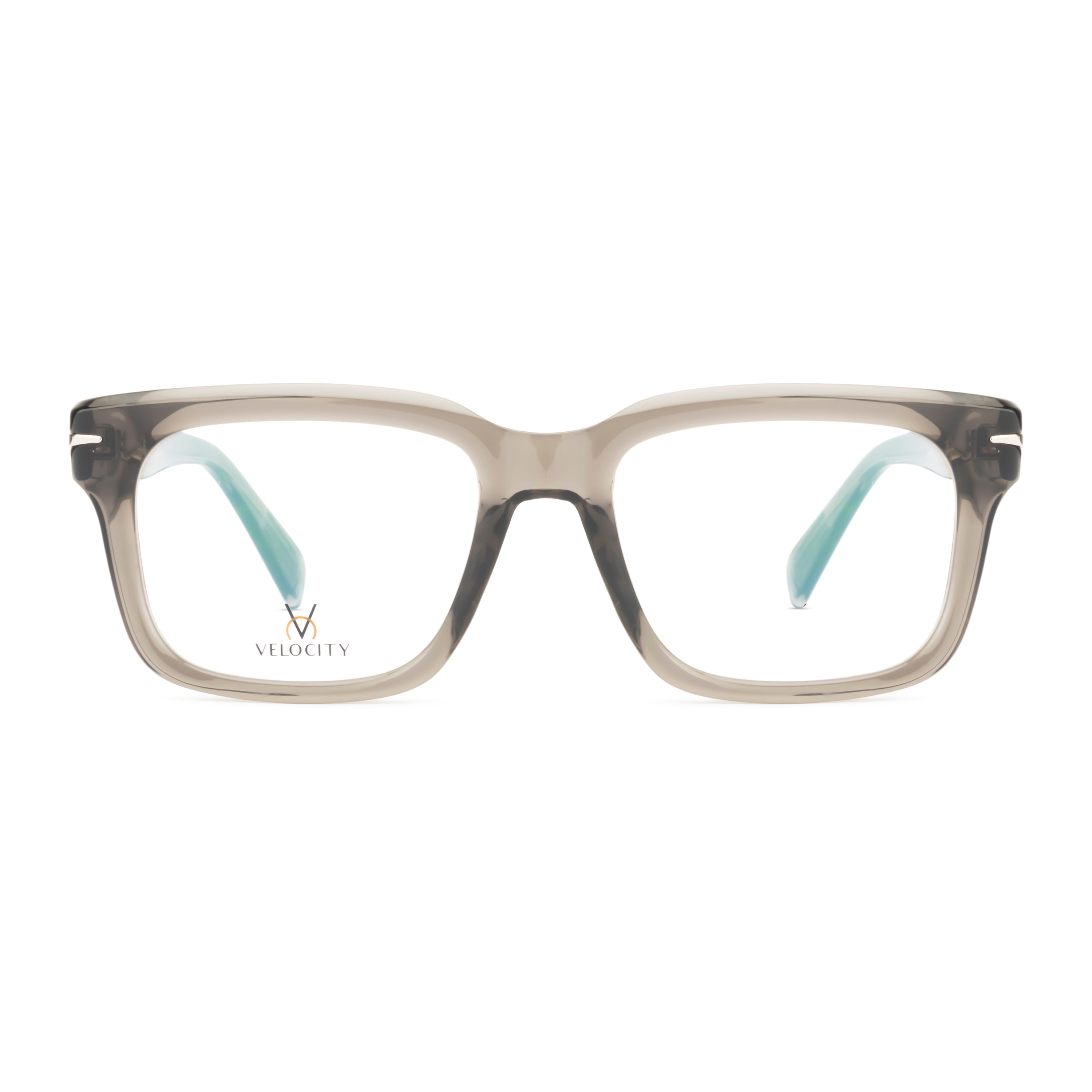 Velocity Square Full Rim Eyeglasses - Grey
