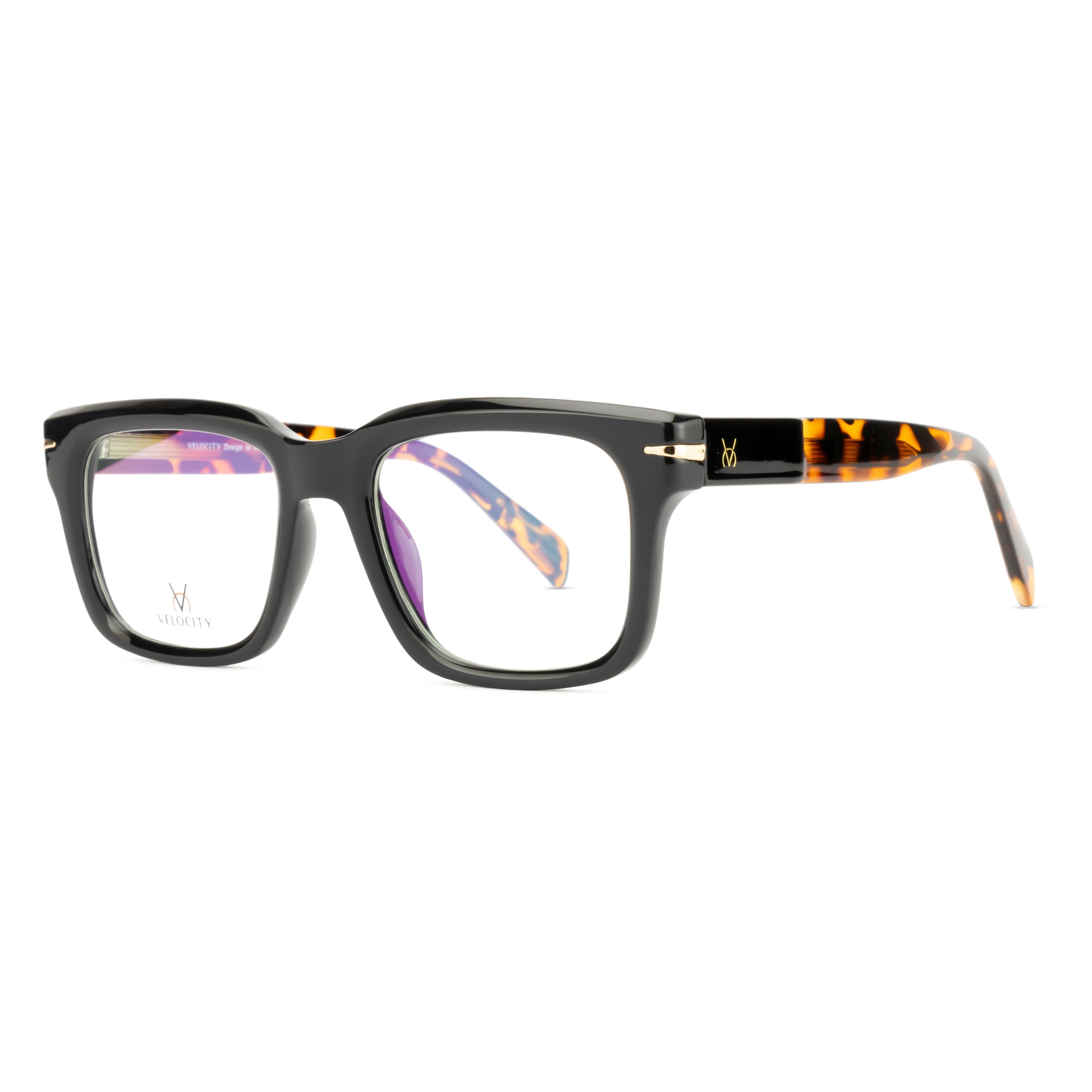 Velocity Square Full Rim Eyeglasses - Grey