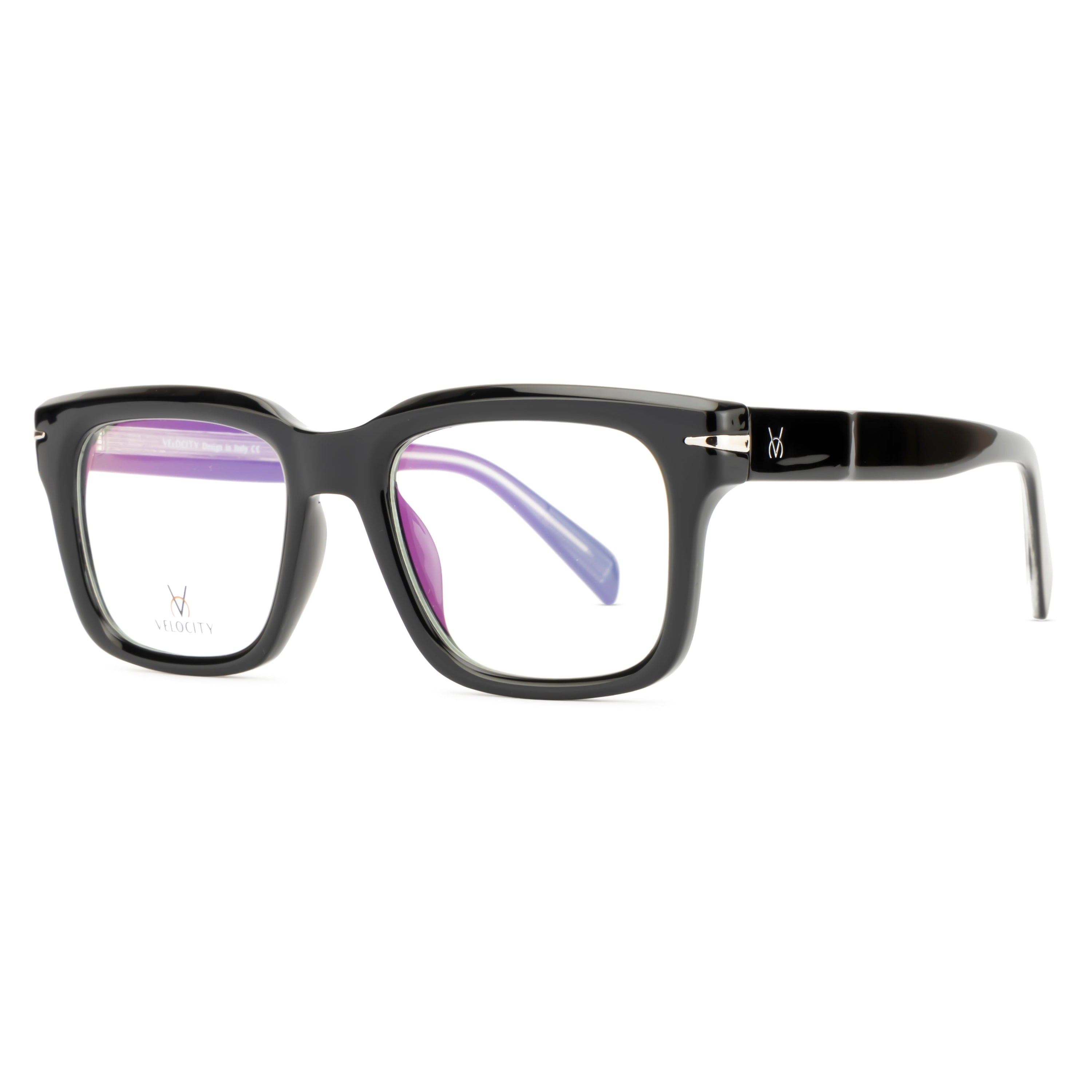 Velocity Square Full Rim Eyeglasses - Grey