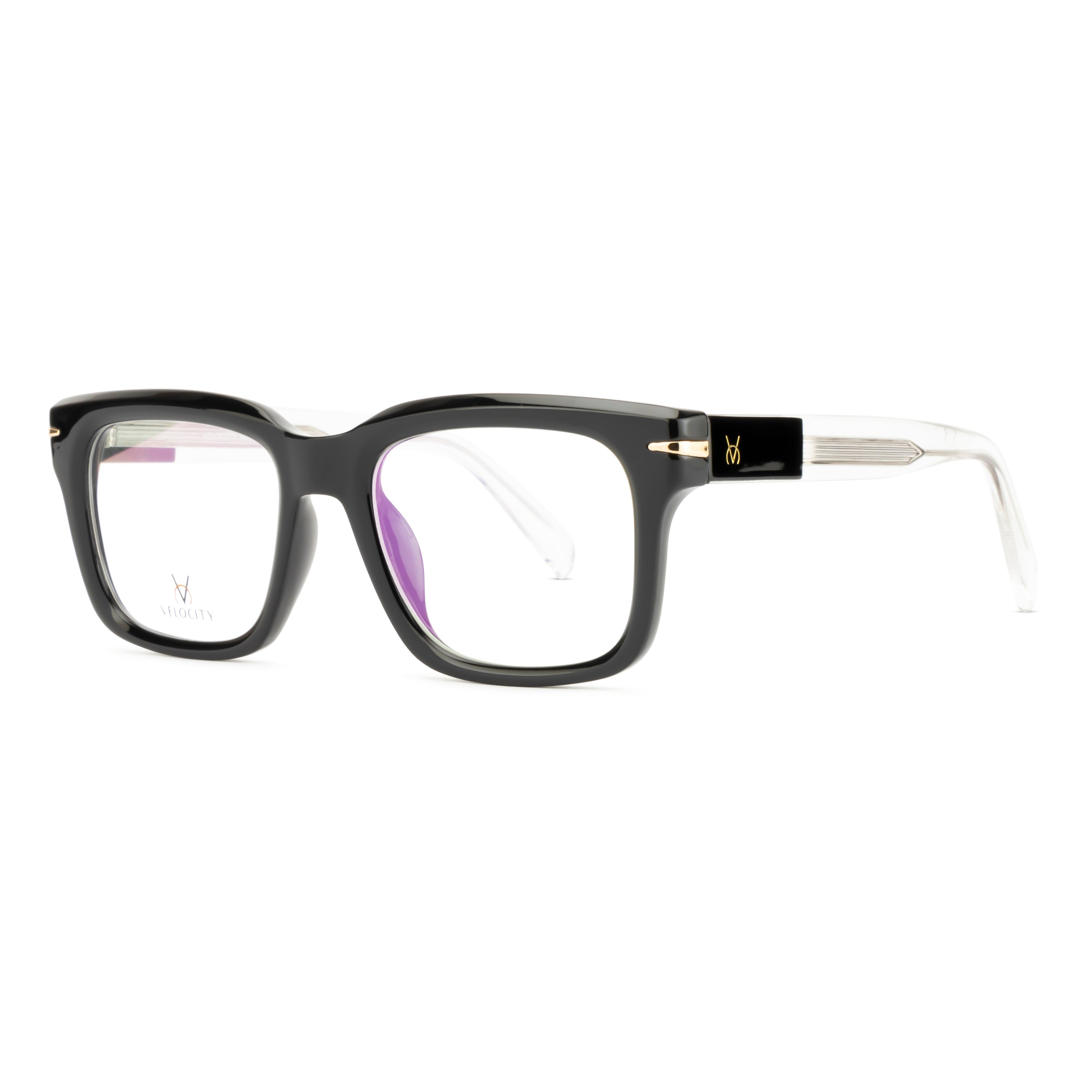 Velocity Square Full Rim Eyeglasses - Grey