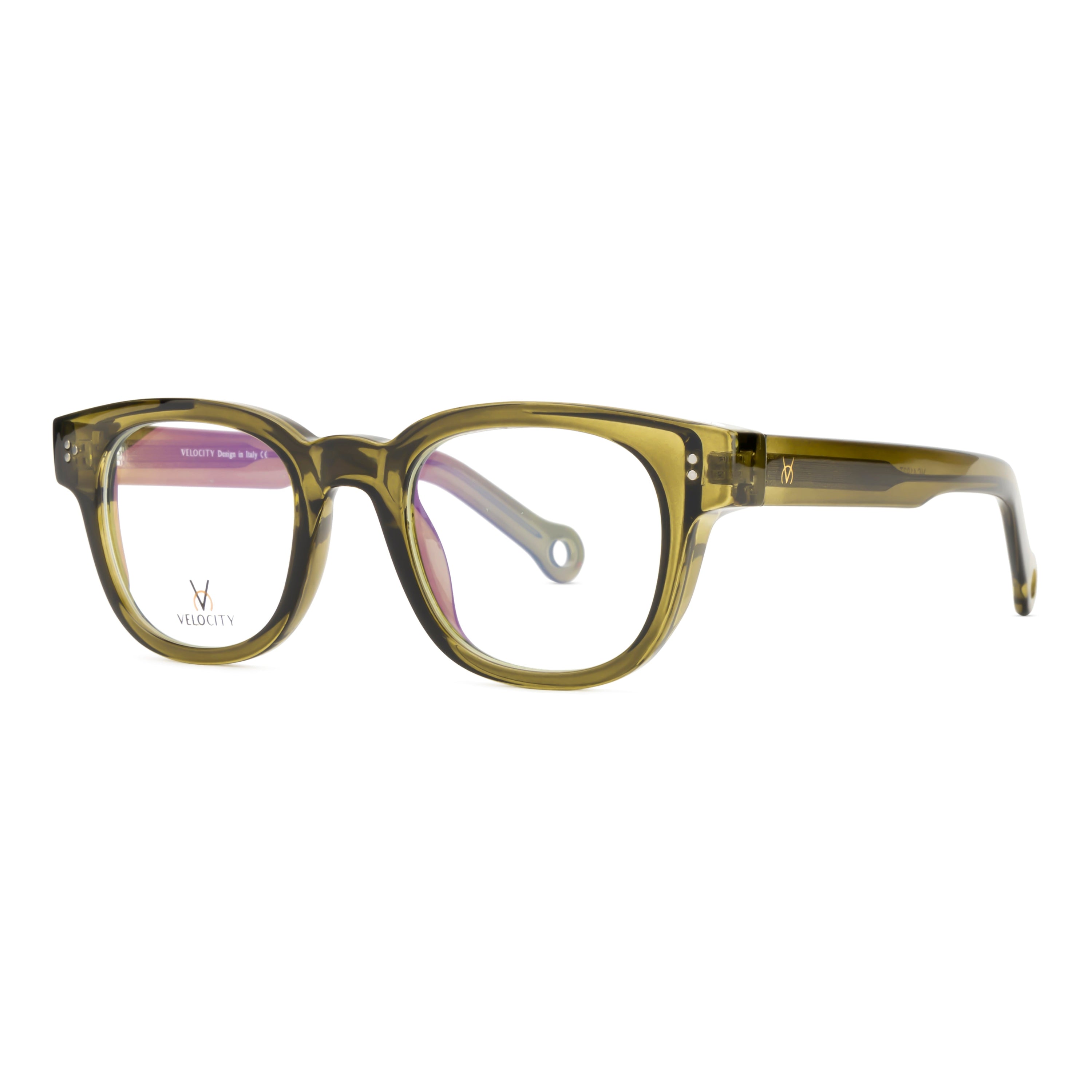 Velocity Round Full Rim Eyeglasses - Men