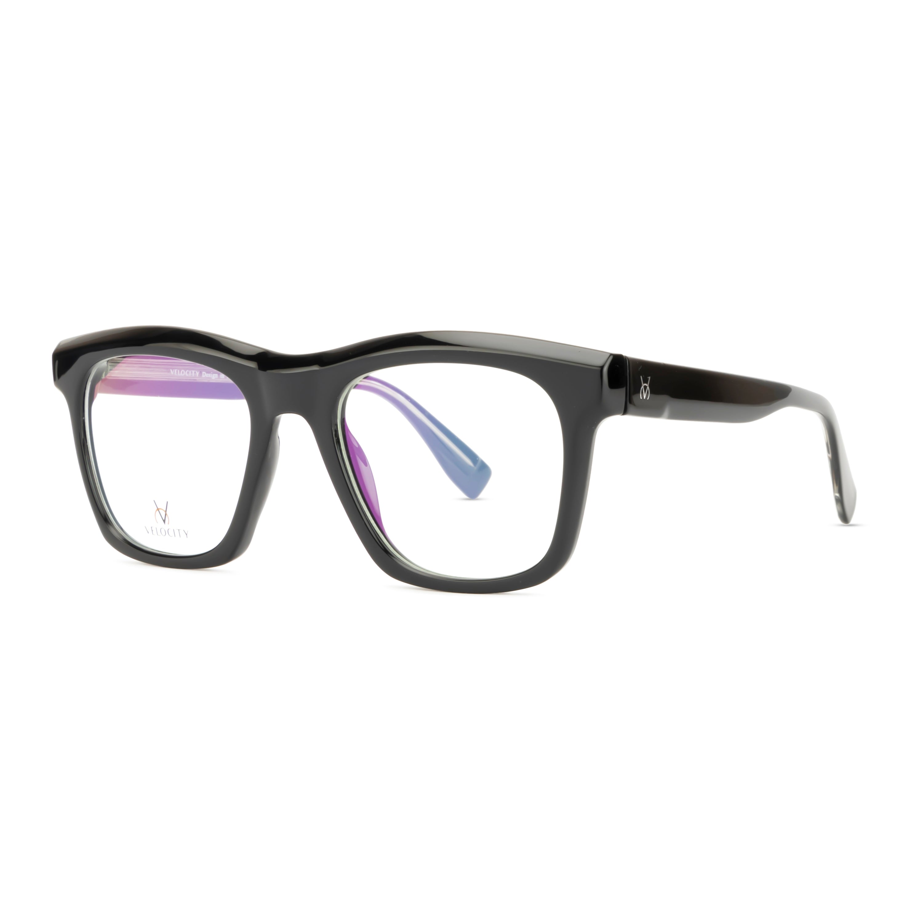 Velocity Square Full Rim Eyeglasses - Brown