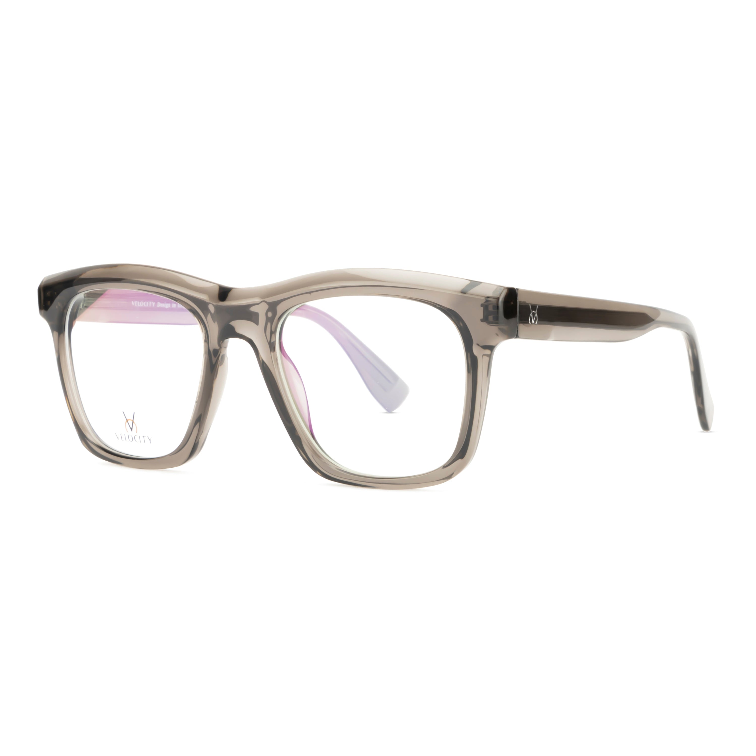 Velocity Square Full Rim Eyeglasses - Brown
