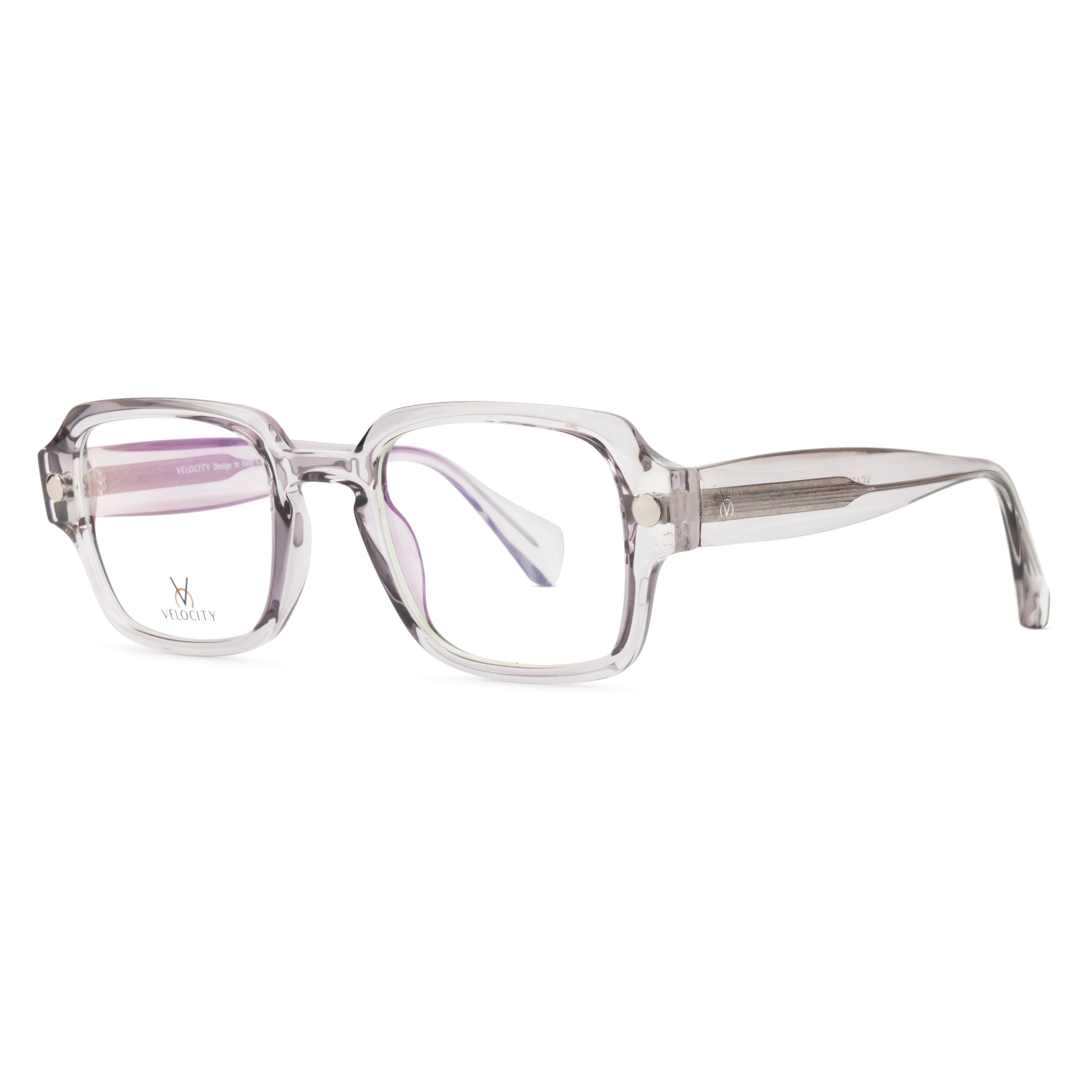 Velocity Rectangle Full Rim Eyeglasses For Unisex