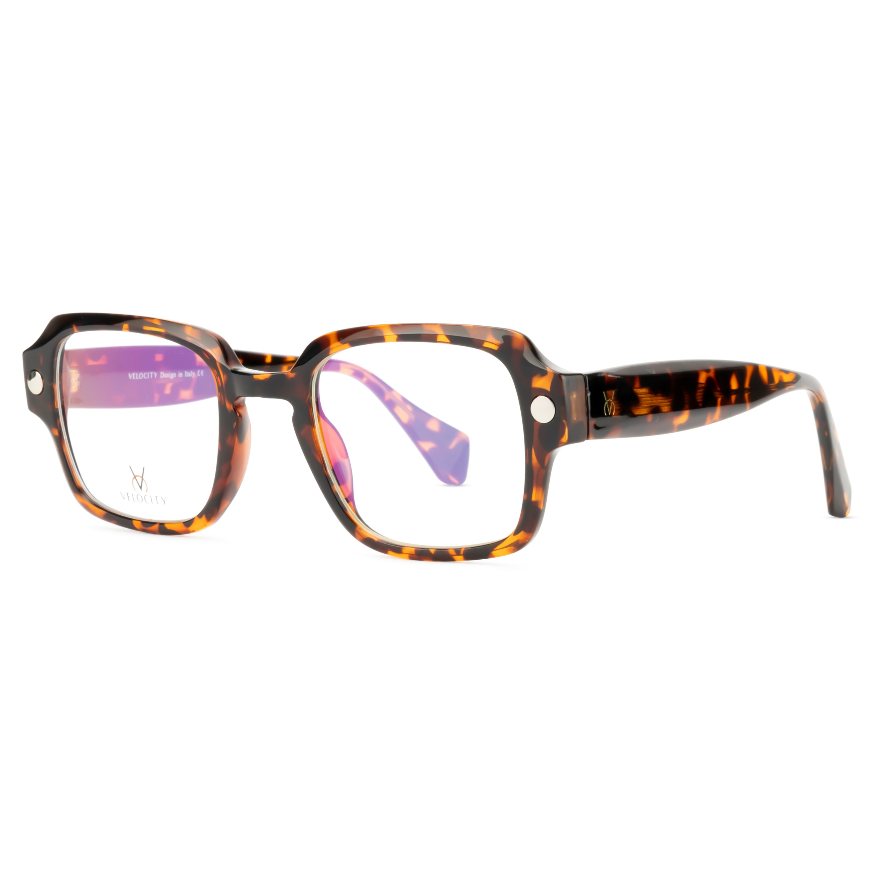 Velocity Rectangle Full Rim Eyeglasses For Unisex