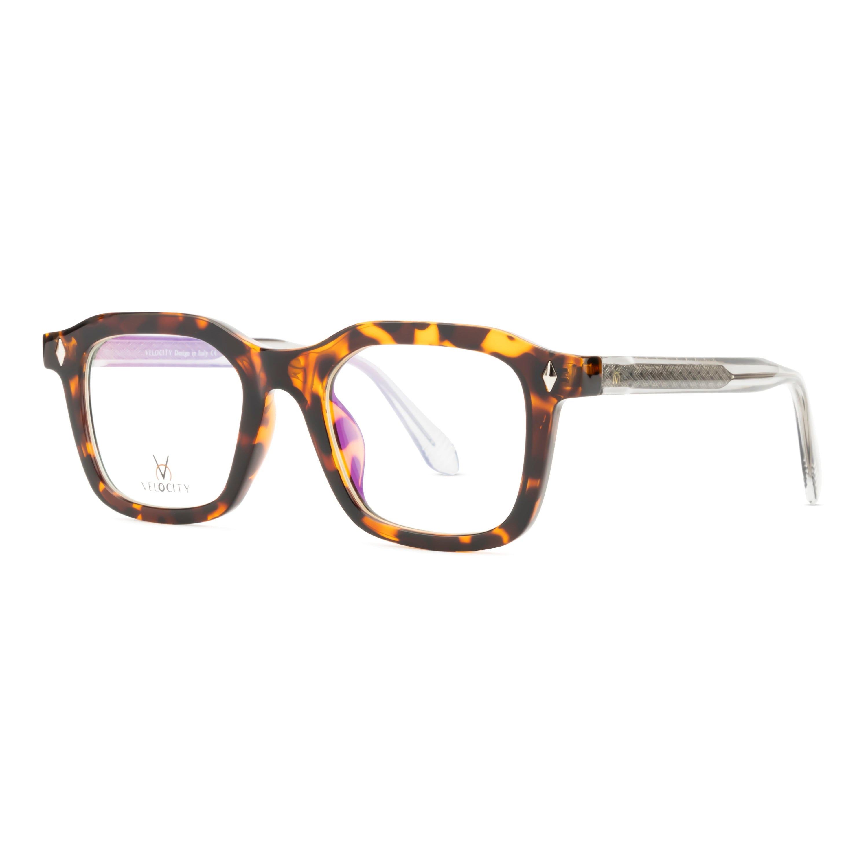 Velocity Square Full Rim Eyeglasses - Multi Color