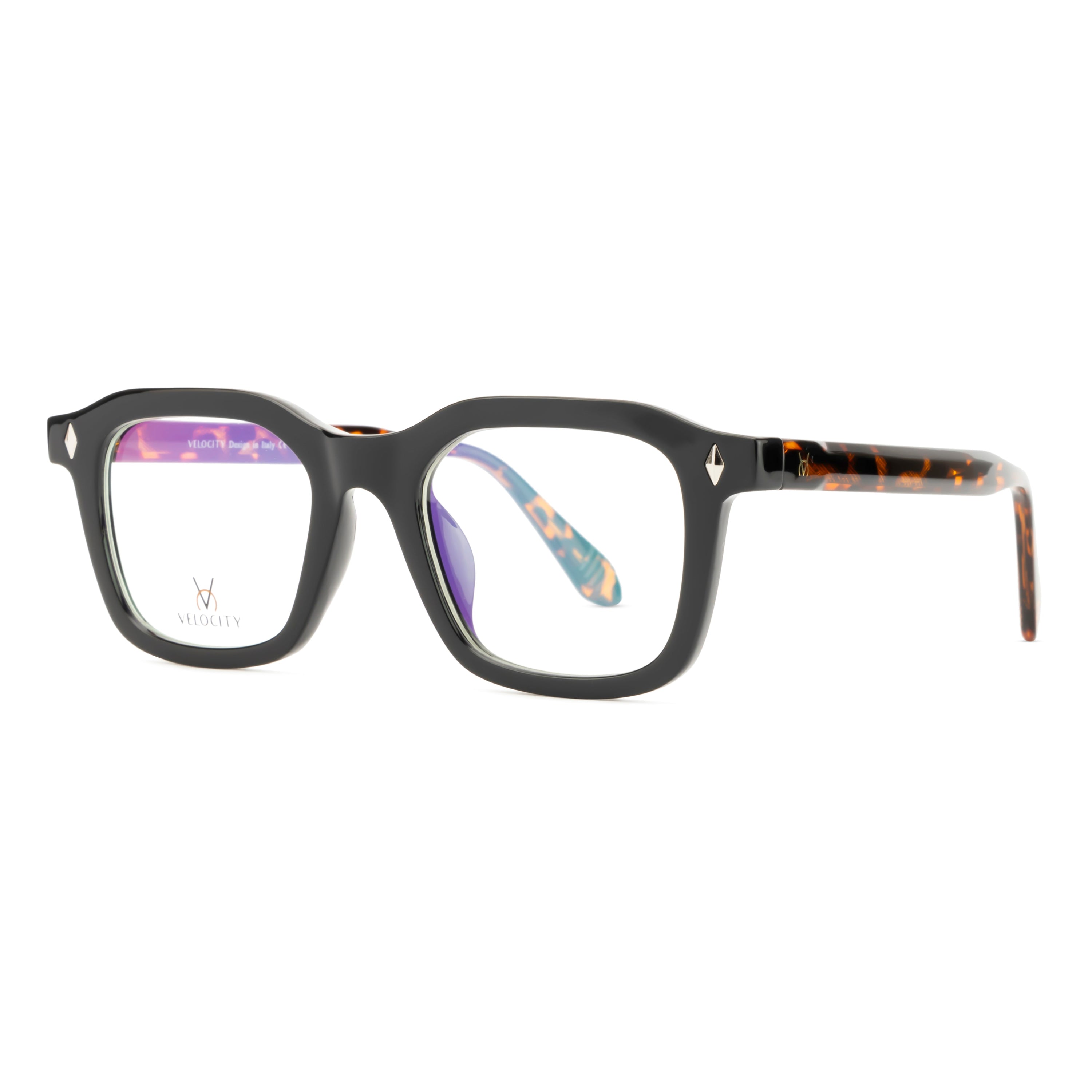 Velocity Square Full Rim Eyeglasses - Multi Color