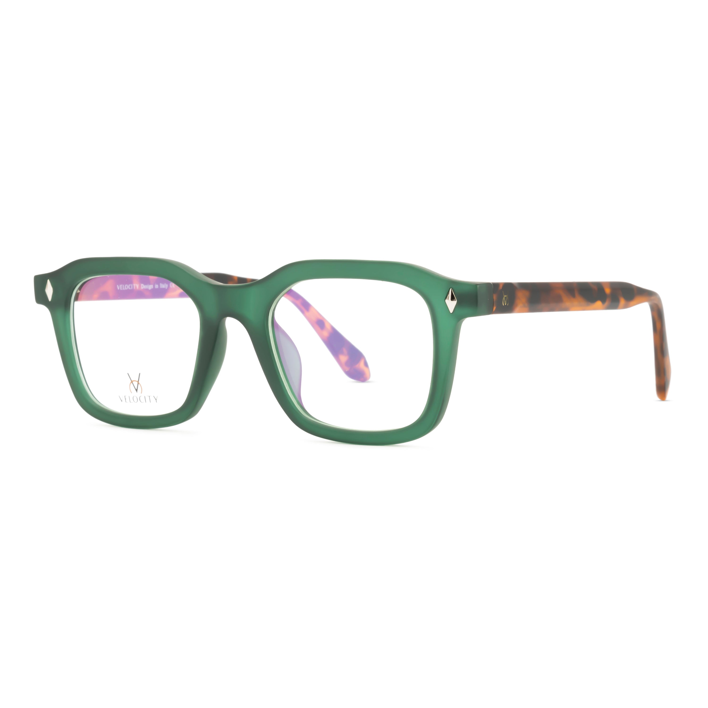 Velocity Square Full Rim Eyeglasses - Multi Color