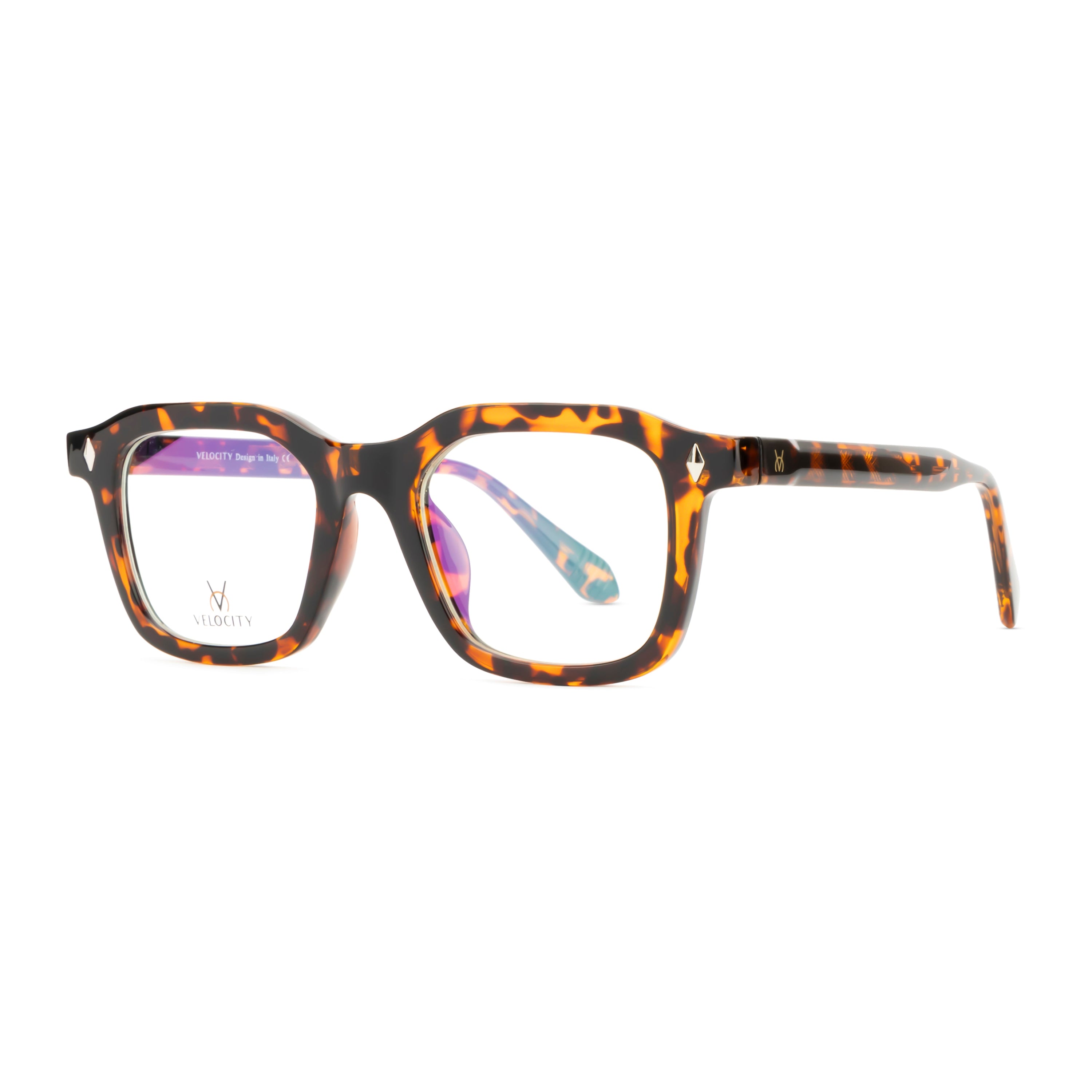 Velocity Square Full Rim Eyeglasses - Multi Color