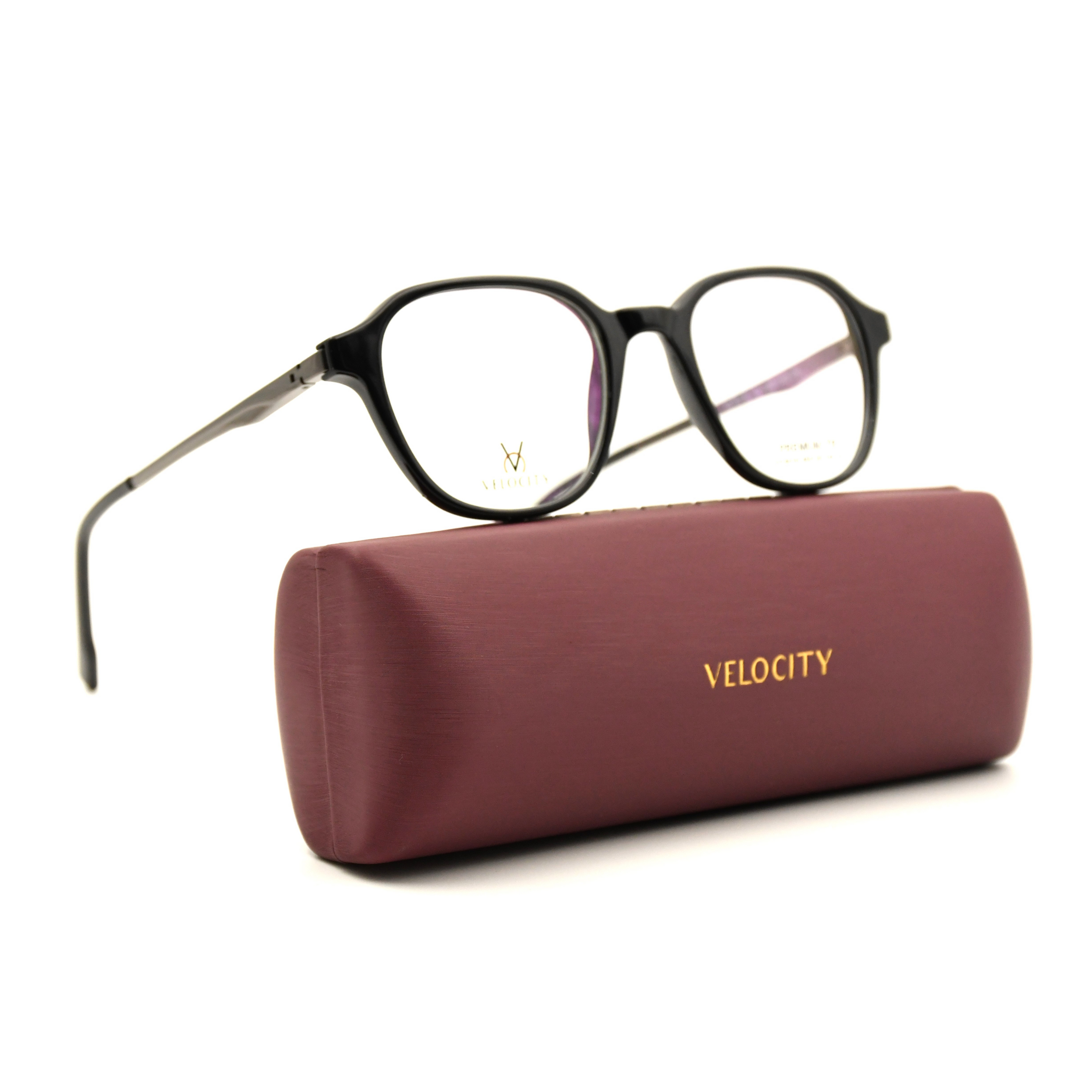 Velocity Rectangle Full Rim Eyeglasses  40186C-C1