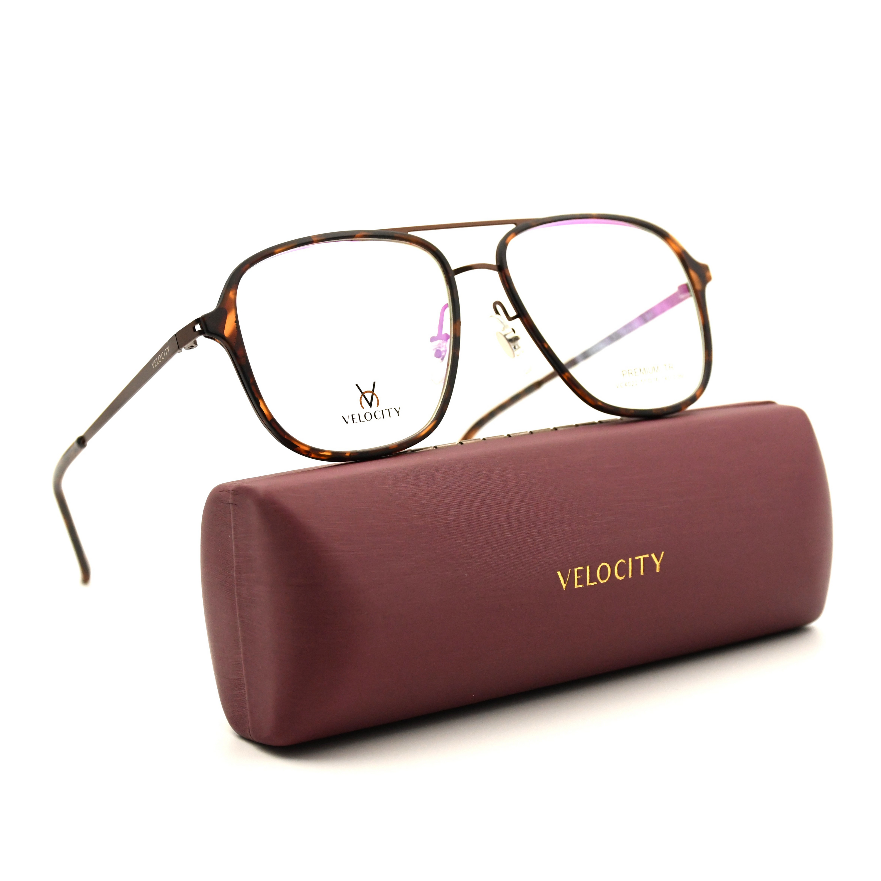 Velocity Rectangle Full Rim Eyeglasses - 4022-C3M