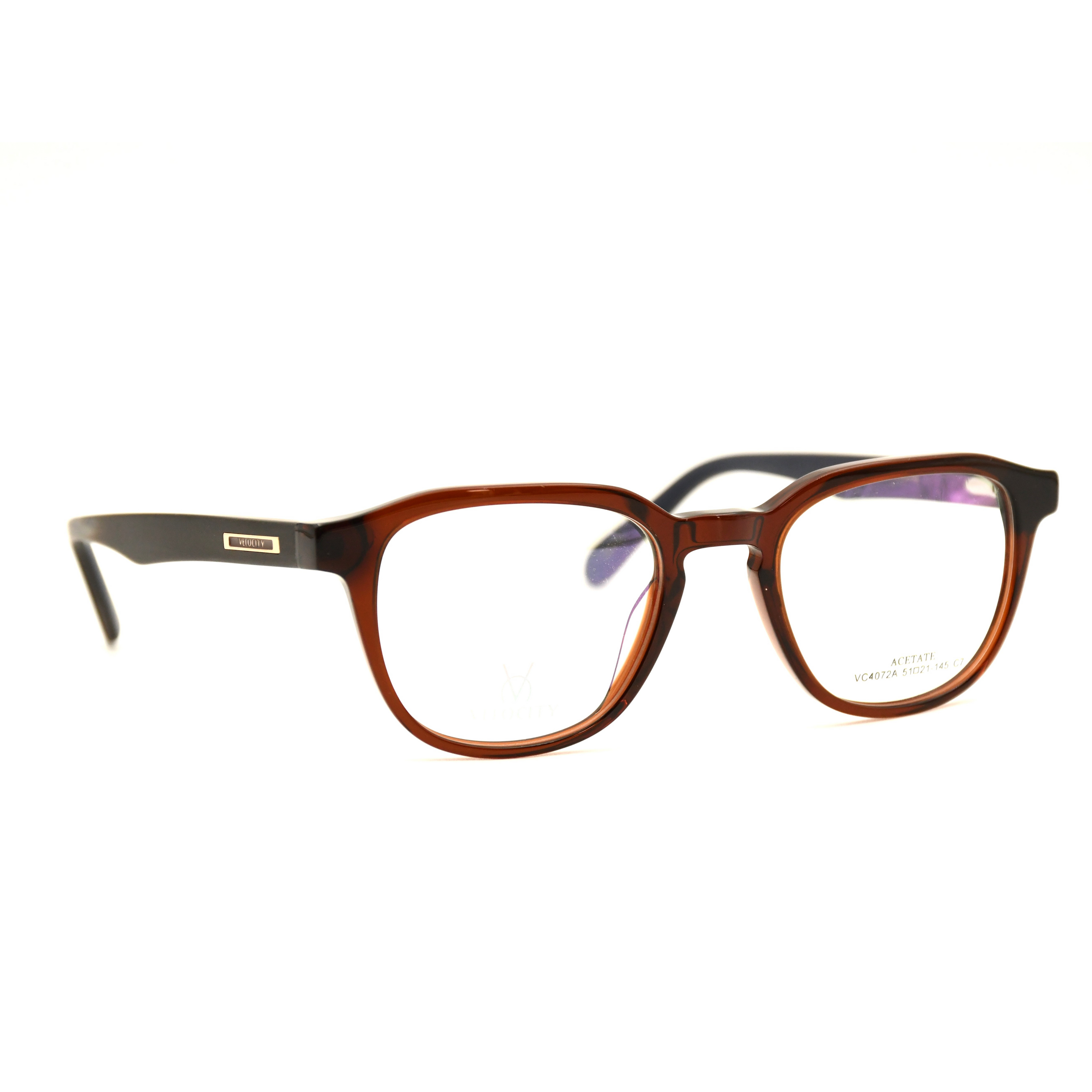 Velocity Rectangle Full Rim Eyeglasses - 4072A-C8