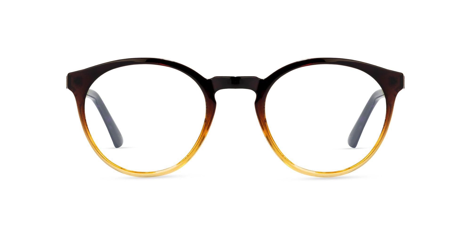 Velocity Full Rim Oval Anti Glare  Blue Cut Brown Frame