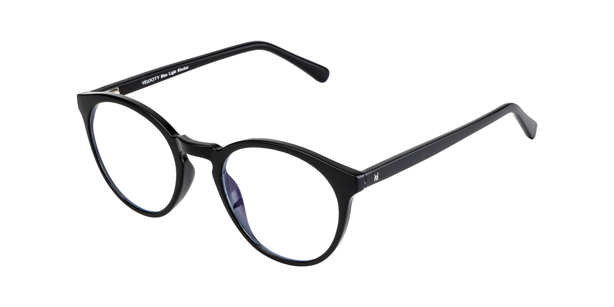 Velocity Full Rim Oval Anti Glare  Blue Cut Computer Glass Black Frame
