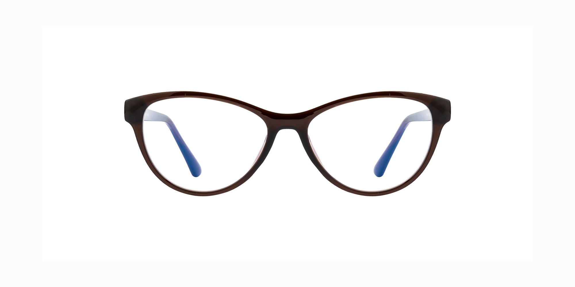 Velocity Full Rim Cat Eye Anti Glare  Blue Cut Teenager   Brown Frame