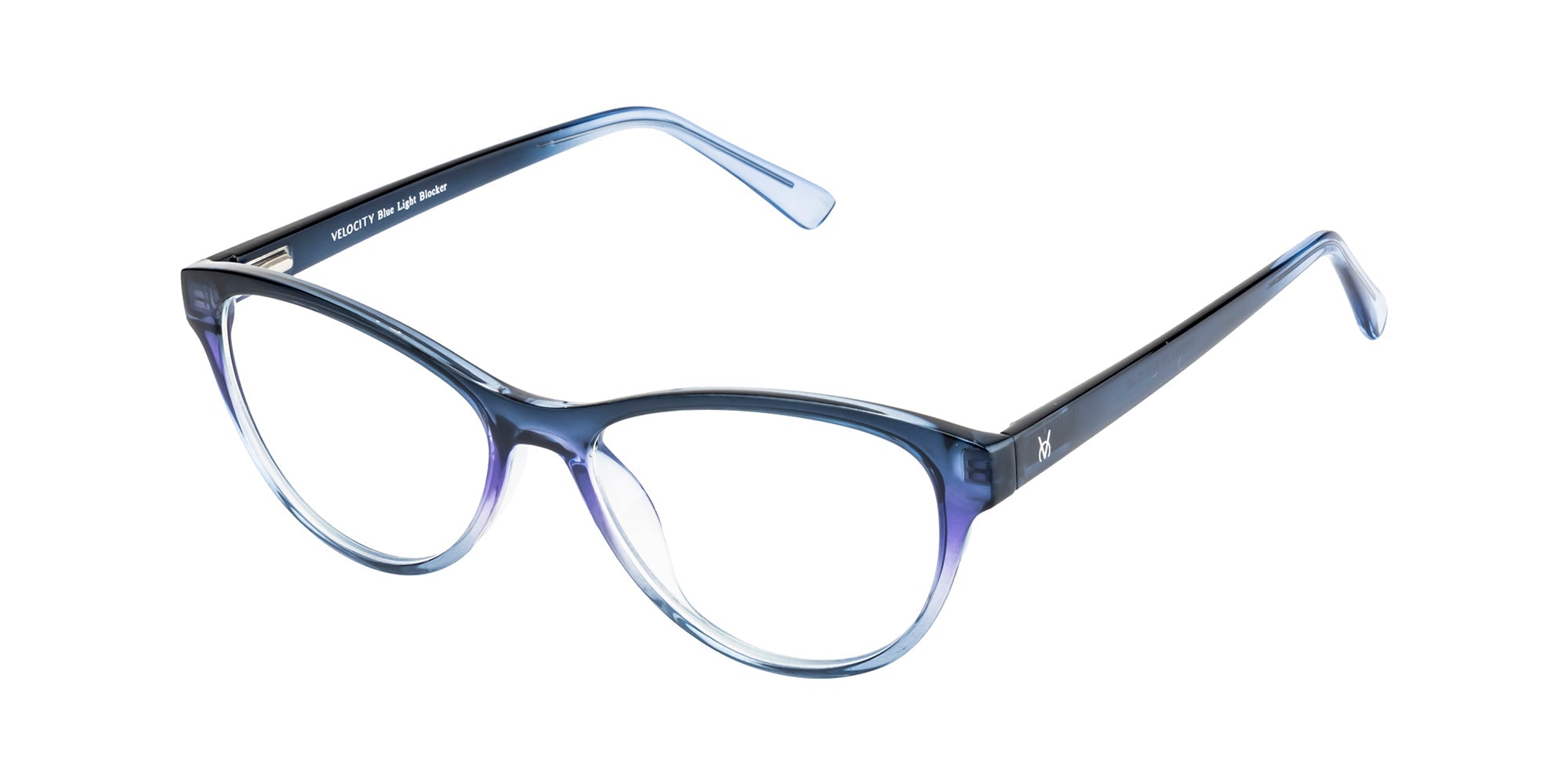 Velocity Full Rim Cat Eye Anti Glare  Blue Cut Teenager Purple Frame